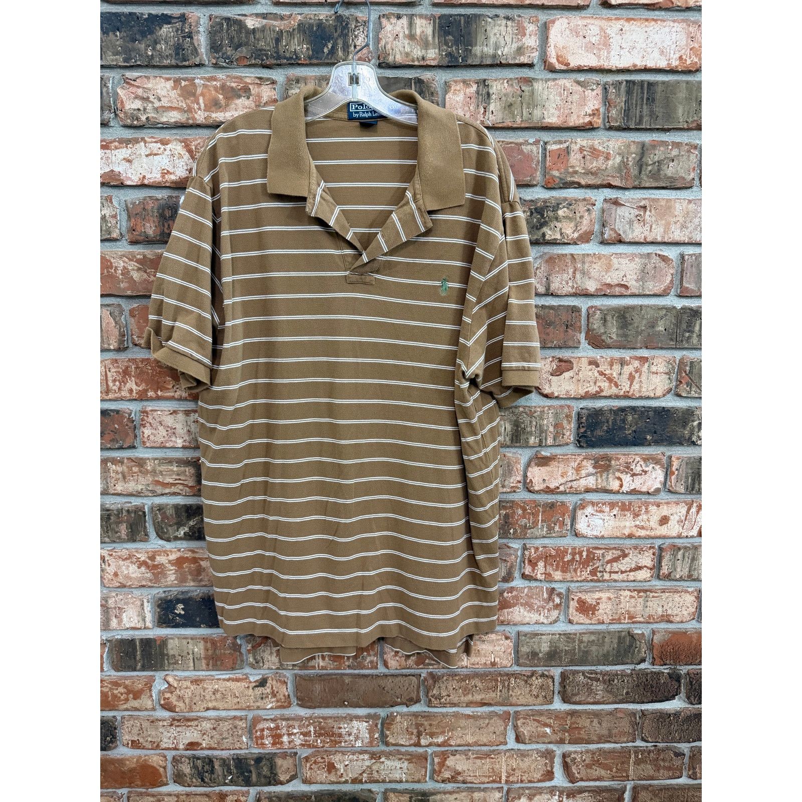 Ralph Lauren Polo Ralph Lauren Mens Brown Stripe Green Pony Logo Size XXL Size US XXL / EU 58 / 5 - 3 Thumbnail