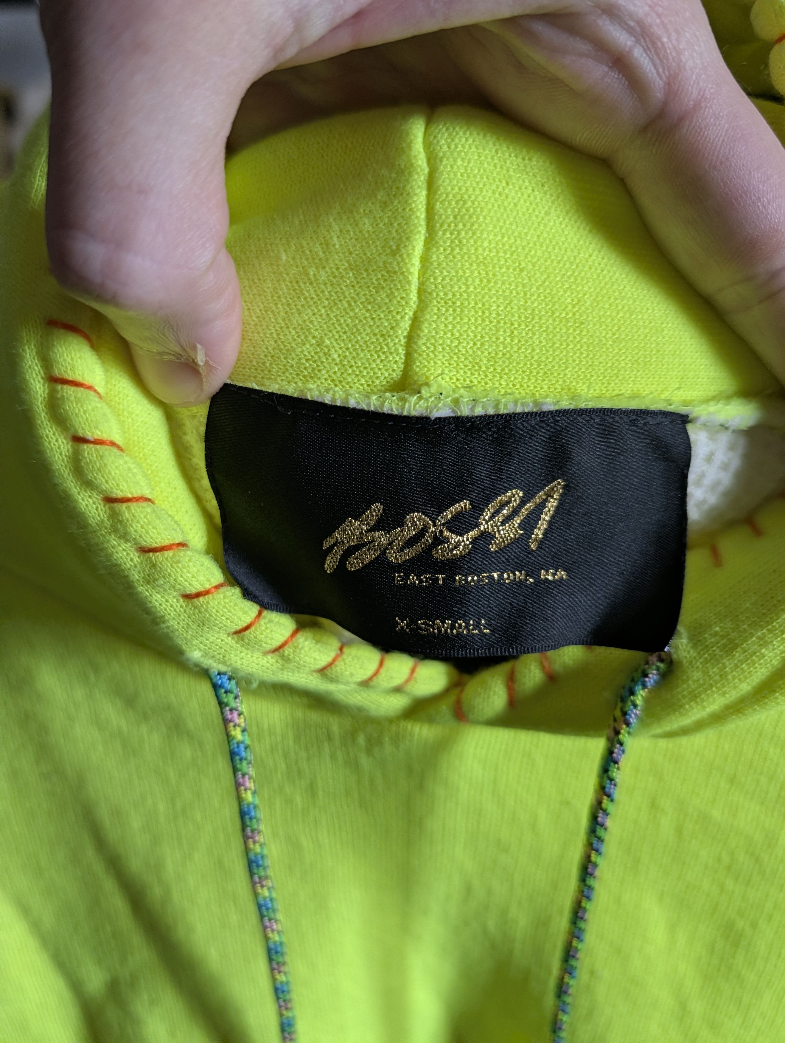 Bossi Sportswear Thermal lined whipstitch accent beaded logo badge hoodie Size US XS / EU 42 / 0 - 11 Thumbnail