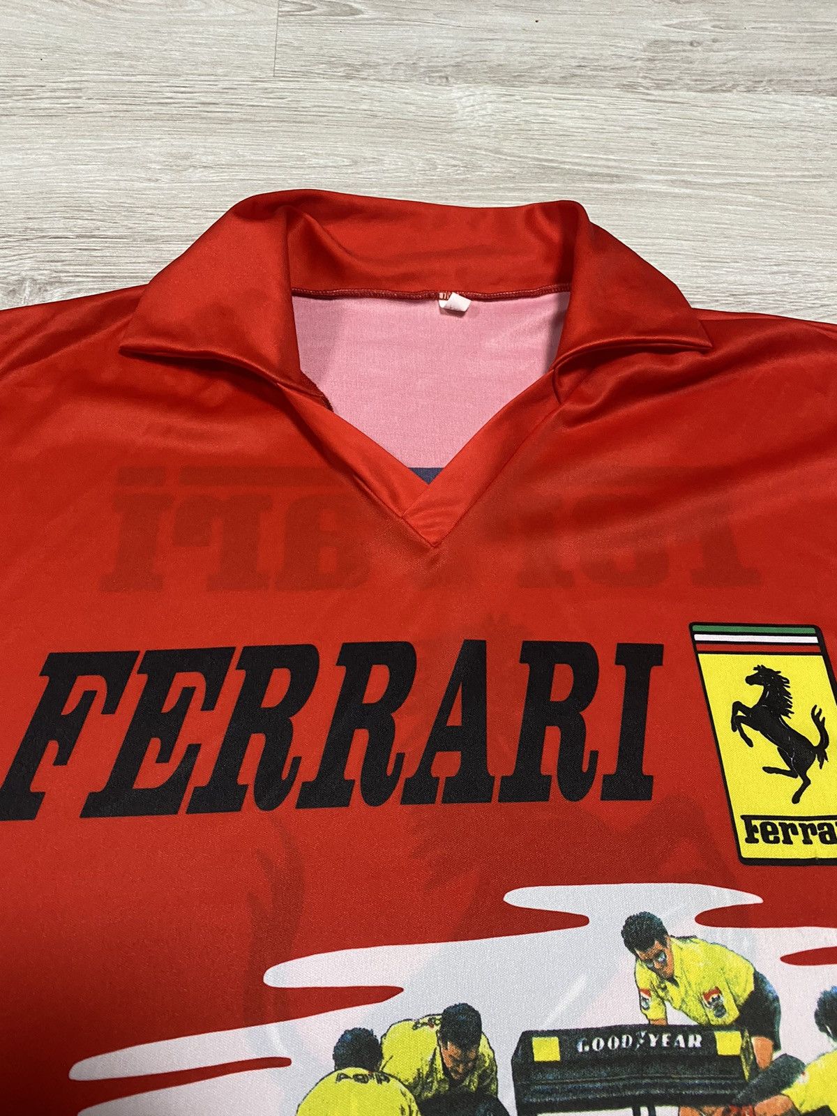 Vintage Vintage Jersey Ferrari pit stop size XXL 90’s Formula 1 Size US XXL / EU 58 / 5 - 5 Thumbnail