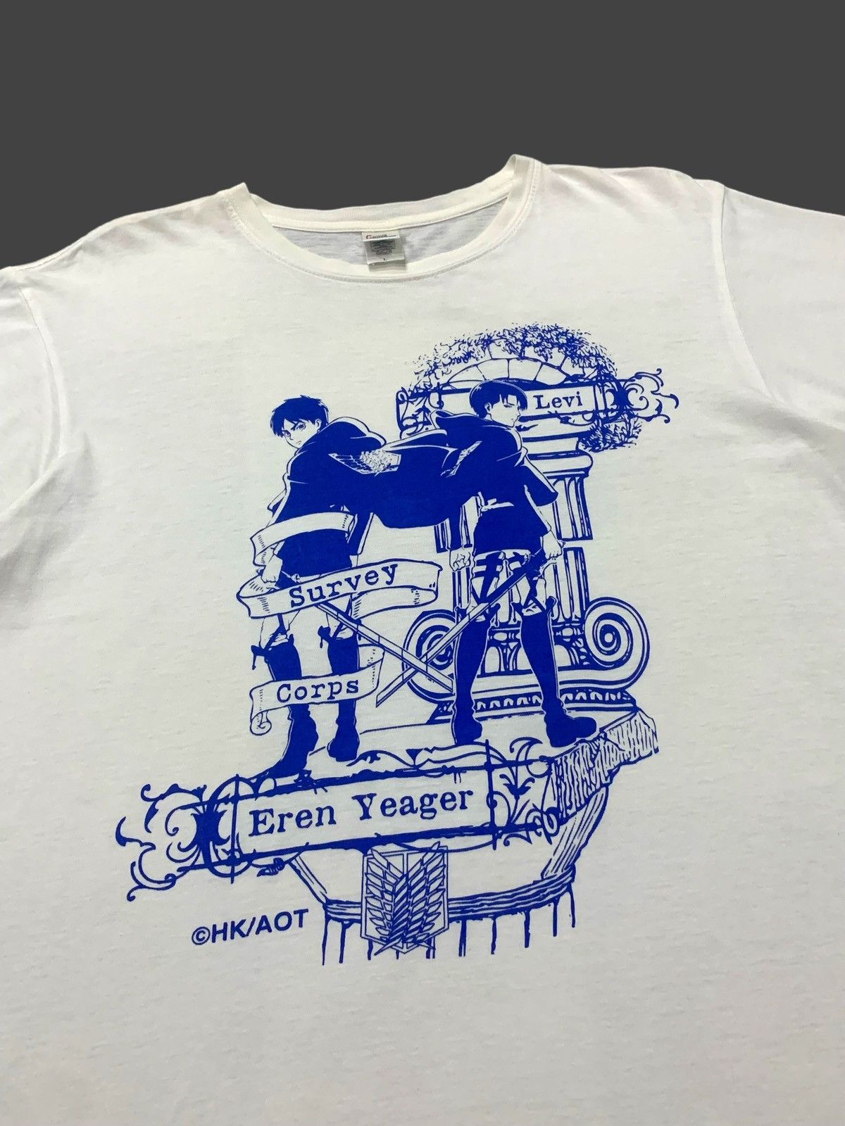 Anime × Cartoon Network × Japanese Brand Eren Yeager & Levi Attack on Titan Anime Y2K Tee Size US L / EU 52-54 / 3 - 2 Thumbnail