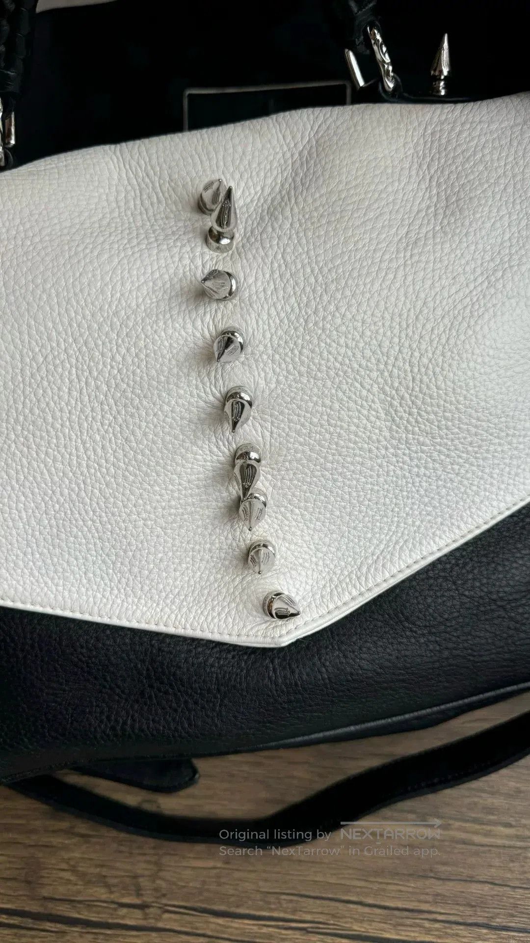 Chrome Hearts chrome hearts spike stud shoulder bag black white. Size ONE SIZE - 5 Thumbnail
