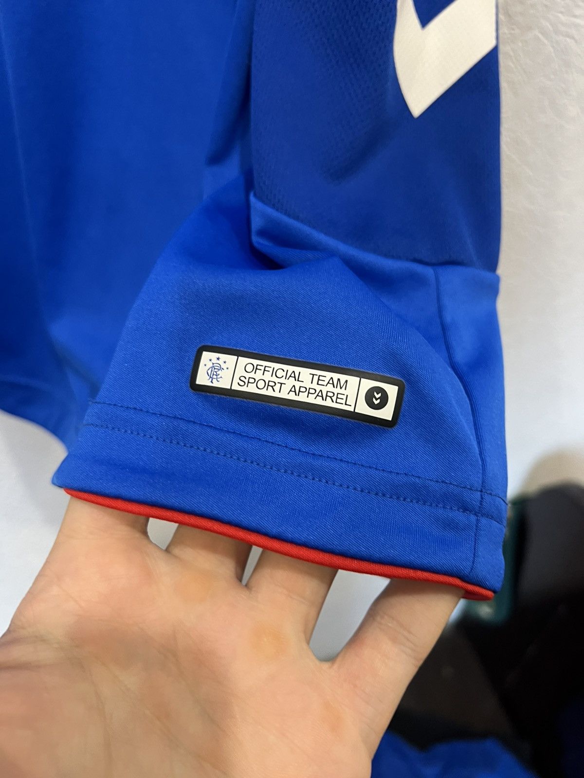 Hummel Hummel Rangers 2018/2019 Home Kit Soccer Jersey Football Size US XXL / EU 58 / 5 - 4 Thumbnail
