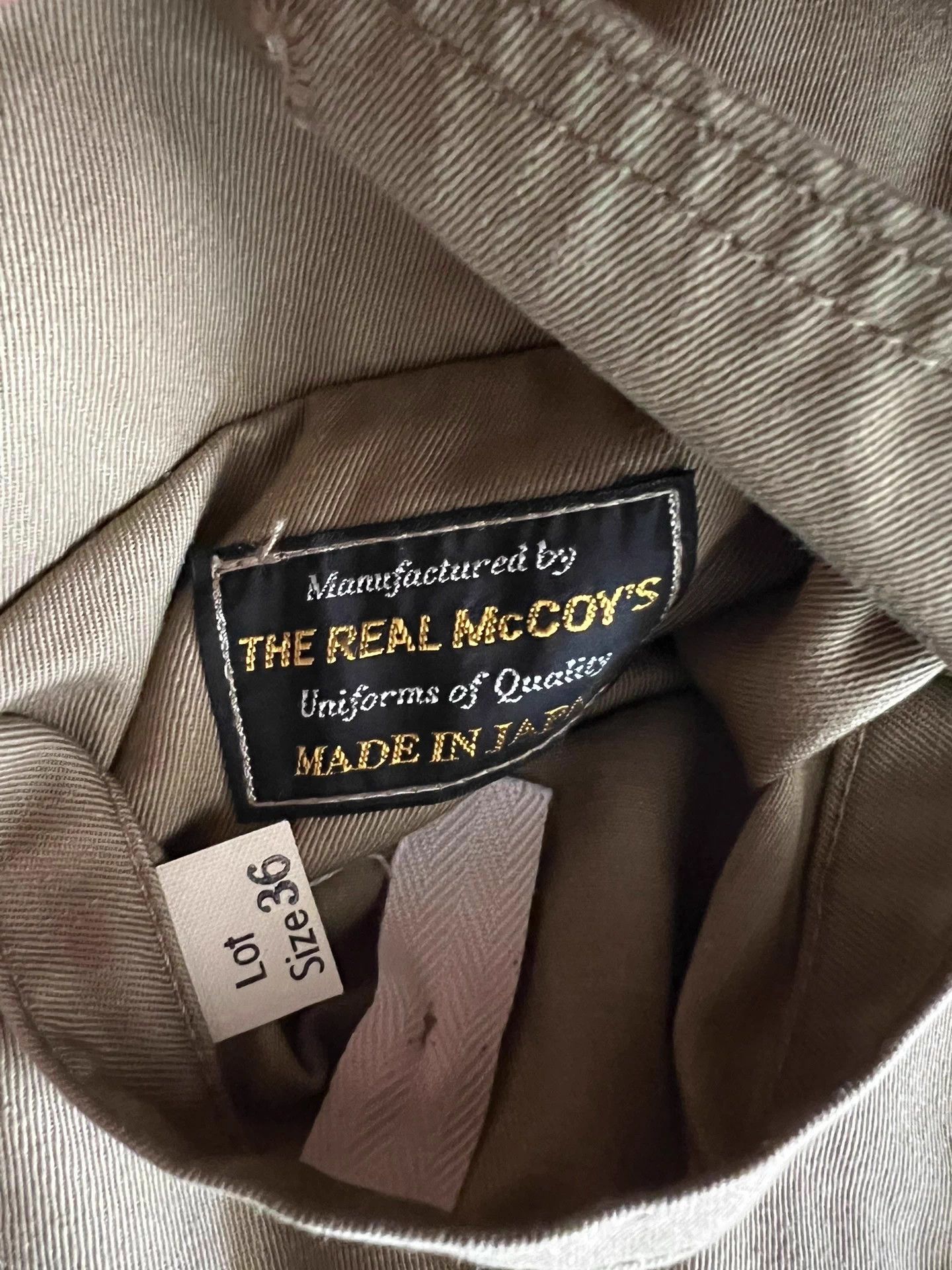 The Real McCoy's THE REAL McCOY'S M-421A Khaki Flight Jacket 36 Oversized Size US XXS / EU 40 - 7 Thumbnail