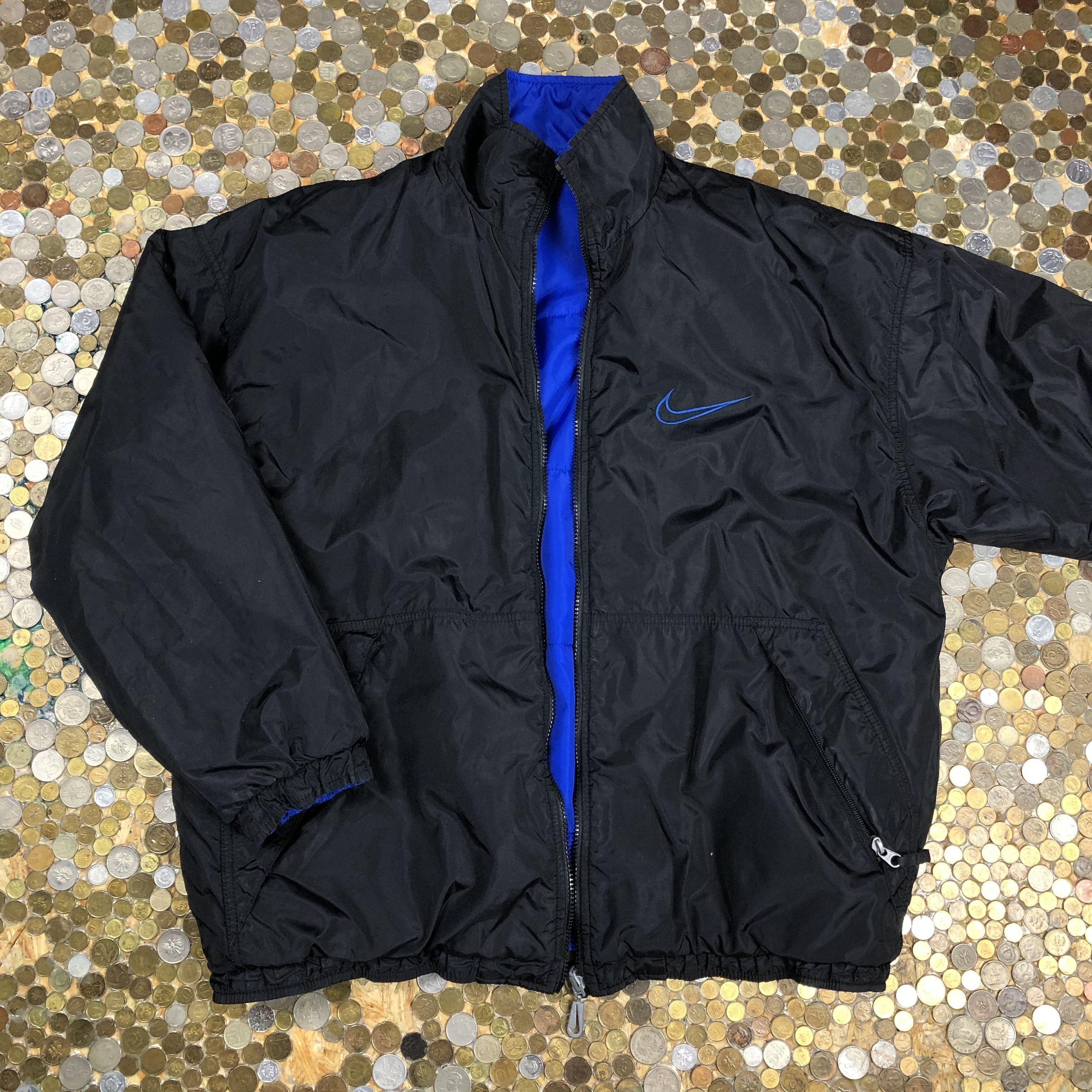 Nike Nike Vintage Puffer Bomber jacket double side center swoosh Size US M / EU 48-50 / 2 - 2 Thumbnail