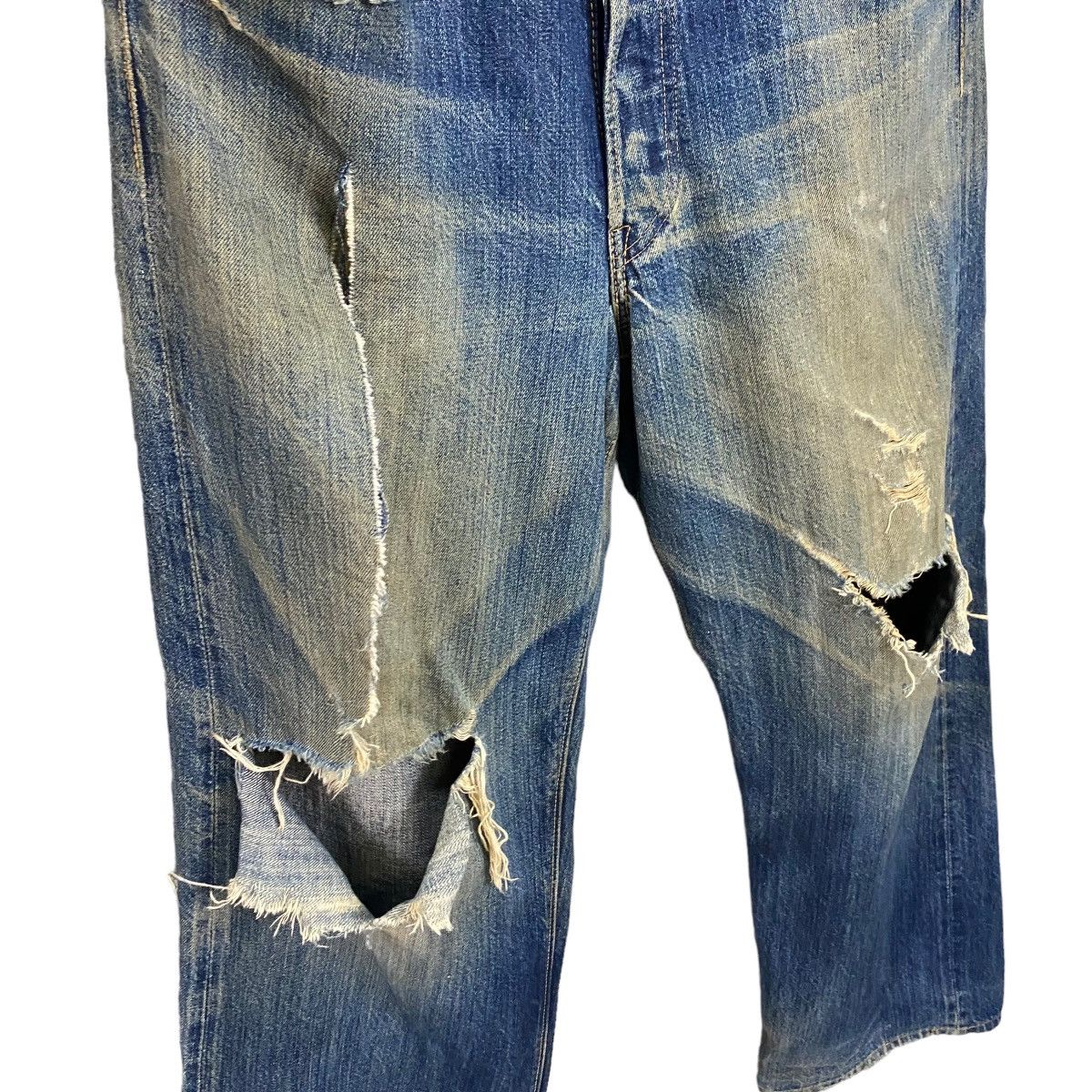 Sugar Cane Sugar Canes selvedge distressed denim homeless Size US 33 - 19 Thumbnail