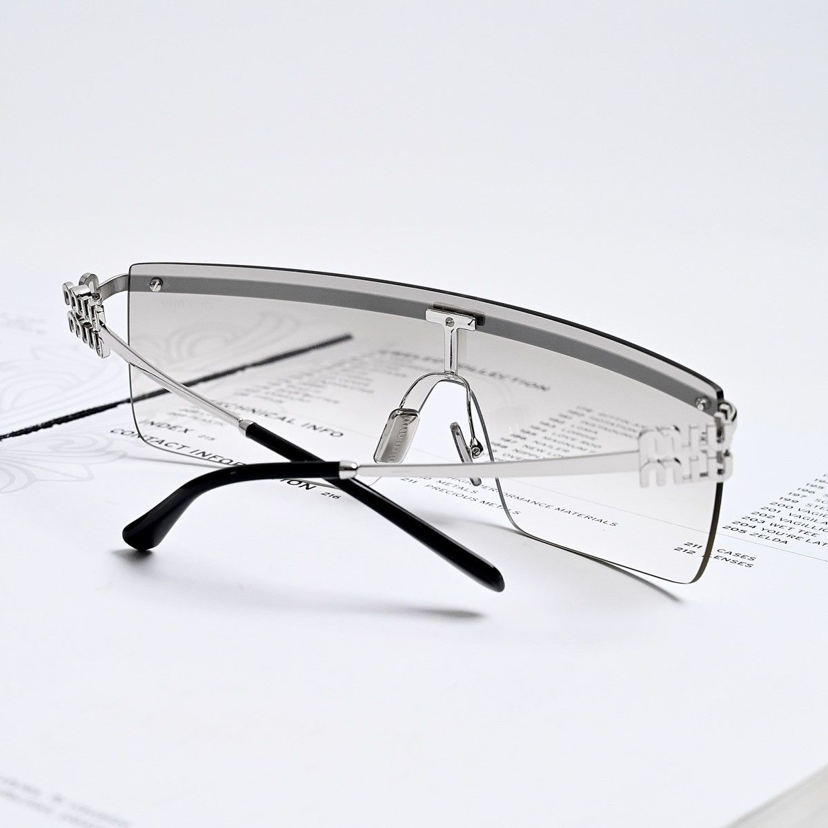 Miu Miu MIU MIU 0MU 50ZS SUNGLASSES Size ONE SIZE - 9 Thumbnail