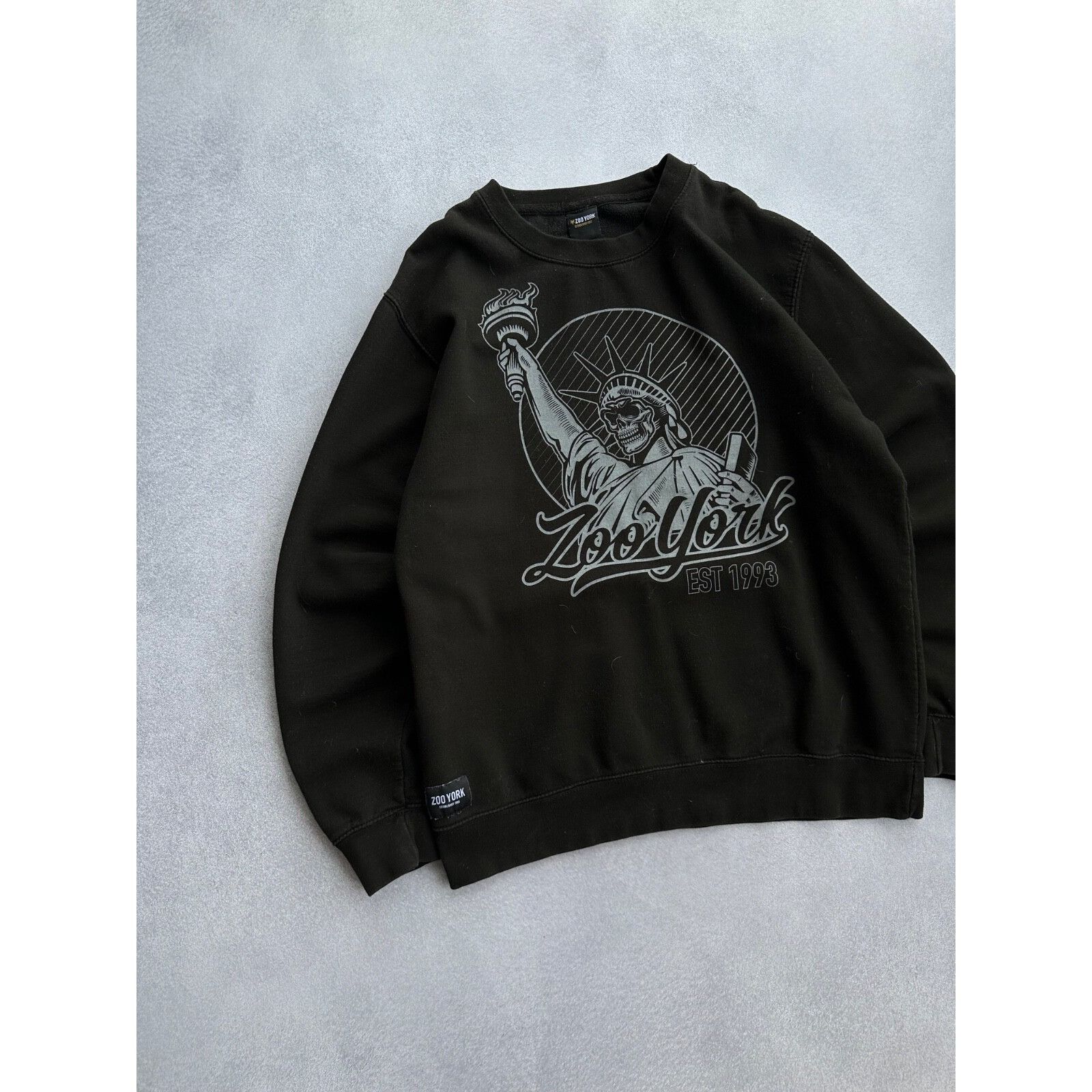 Zoo York VTG Zoo York Men’s Liberty Skull Sweatshirt Size US L / EU 52-54 / 3 - 2 Thumbnail