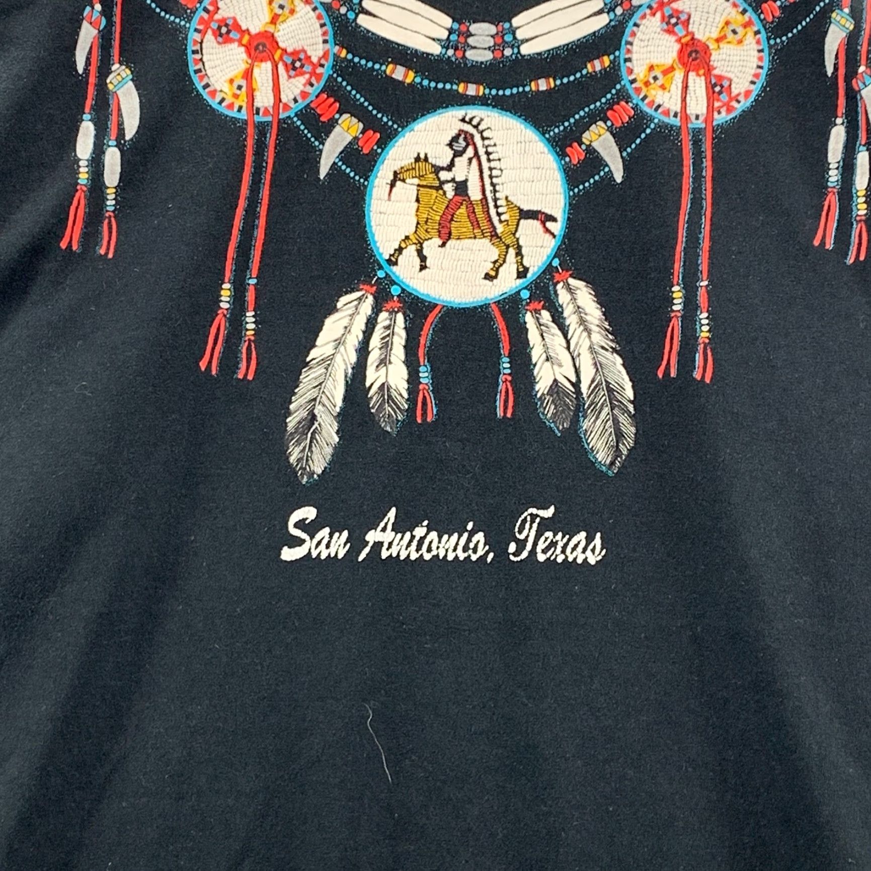 Jerzees VINTAGE JERZEES Men’s Graphic T-Shirt XL Black 90s Band Music Retro Hip Hop San Antonio Size US XL / EU 56 / 4 - 6 Thumbnail