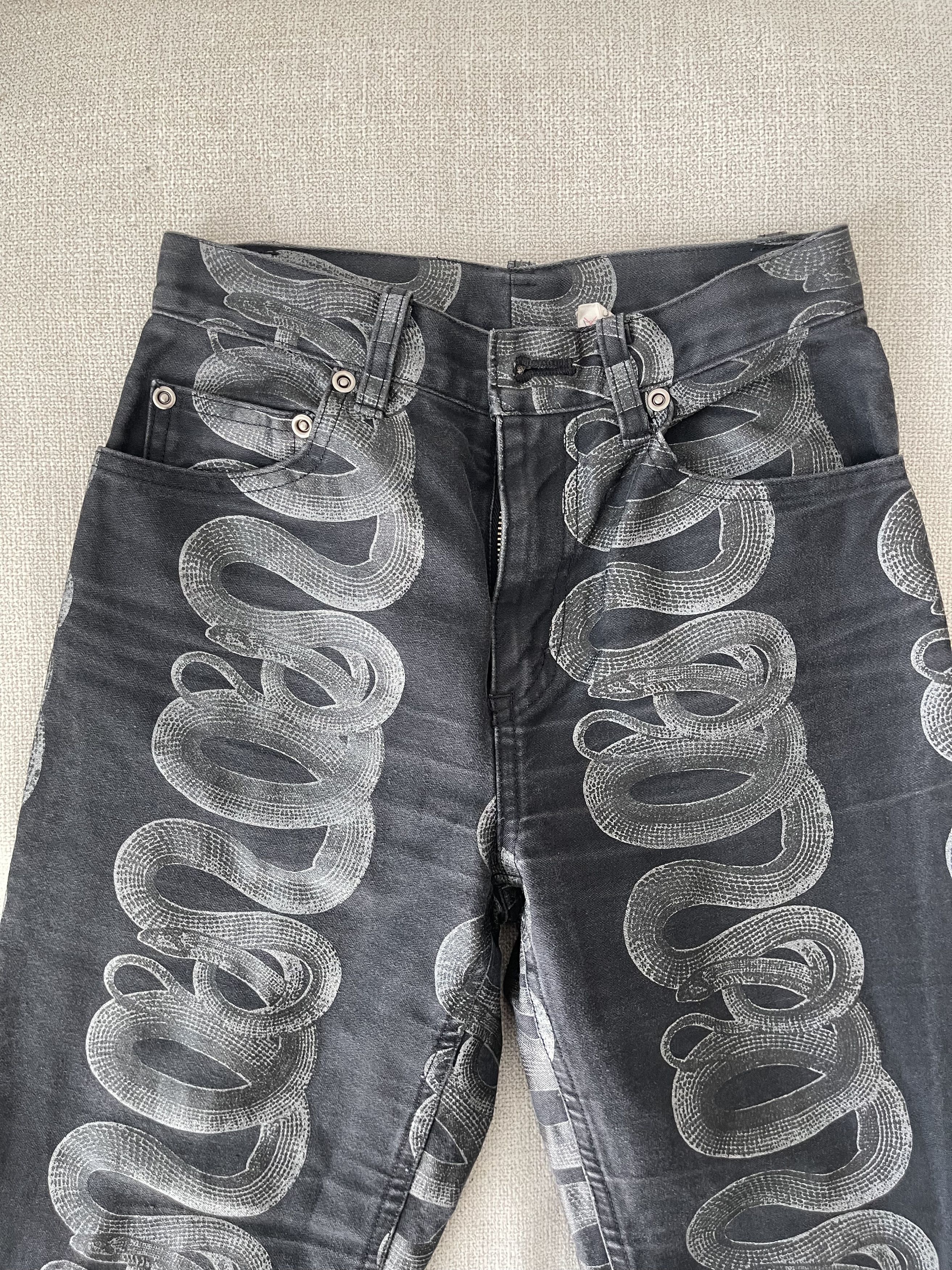 Hysteric Glamour Snake Print Pants