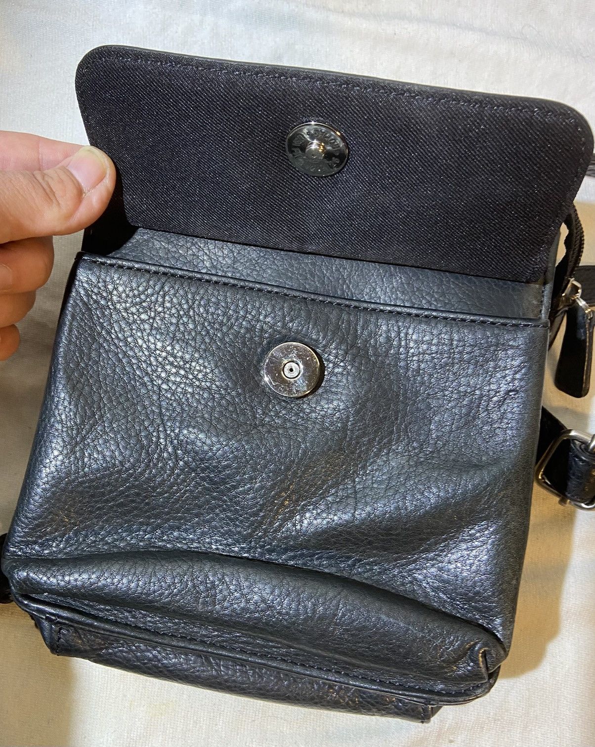 Fossil Fossil Black Leather Crossbody Bag Size ONE SIZE - 2 Thumbnail