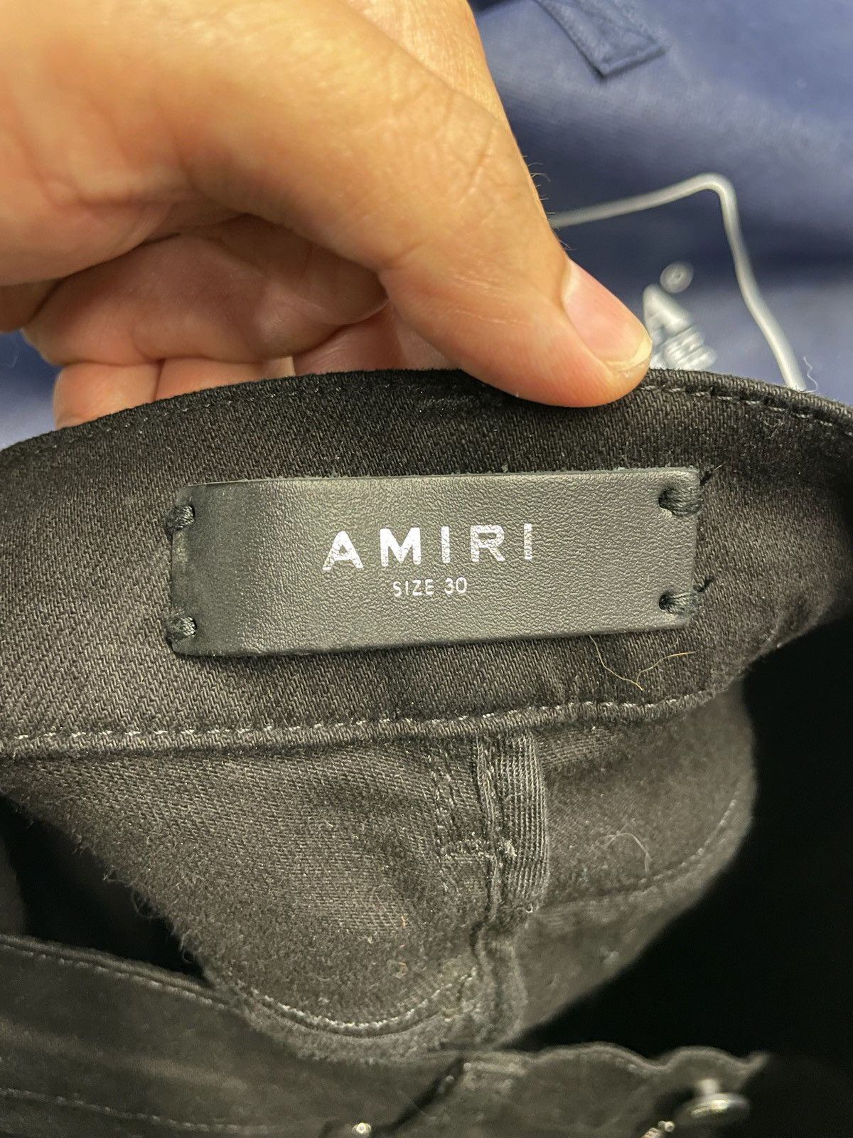 Amiri Amiri Black Diamonds Destroyed Jeans Size US 30 / EU 46 - 7 Thumbnail