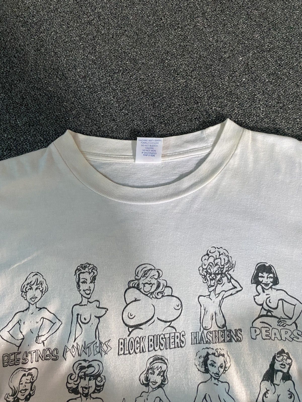 Other Vintage 90's Boobs Tits Parody Tee. Size US M / EU 48-50 / 2 - 7 Thumbnail