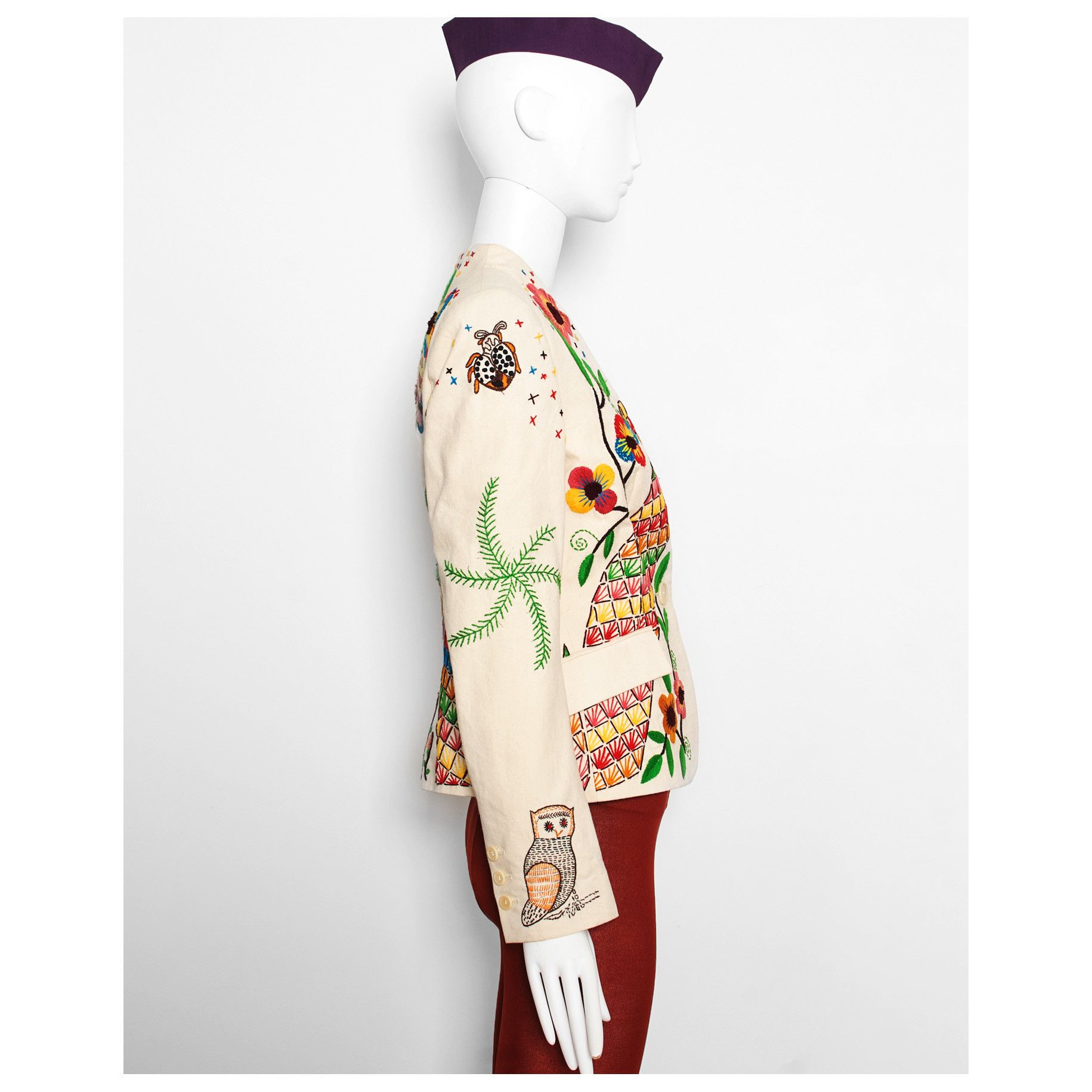 Bernhard Willhelm vintage 2003 embroidered BERNHARD WILLHELM folklore jacket Size S / US 4 / IT 40 - 4 Thumbnail