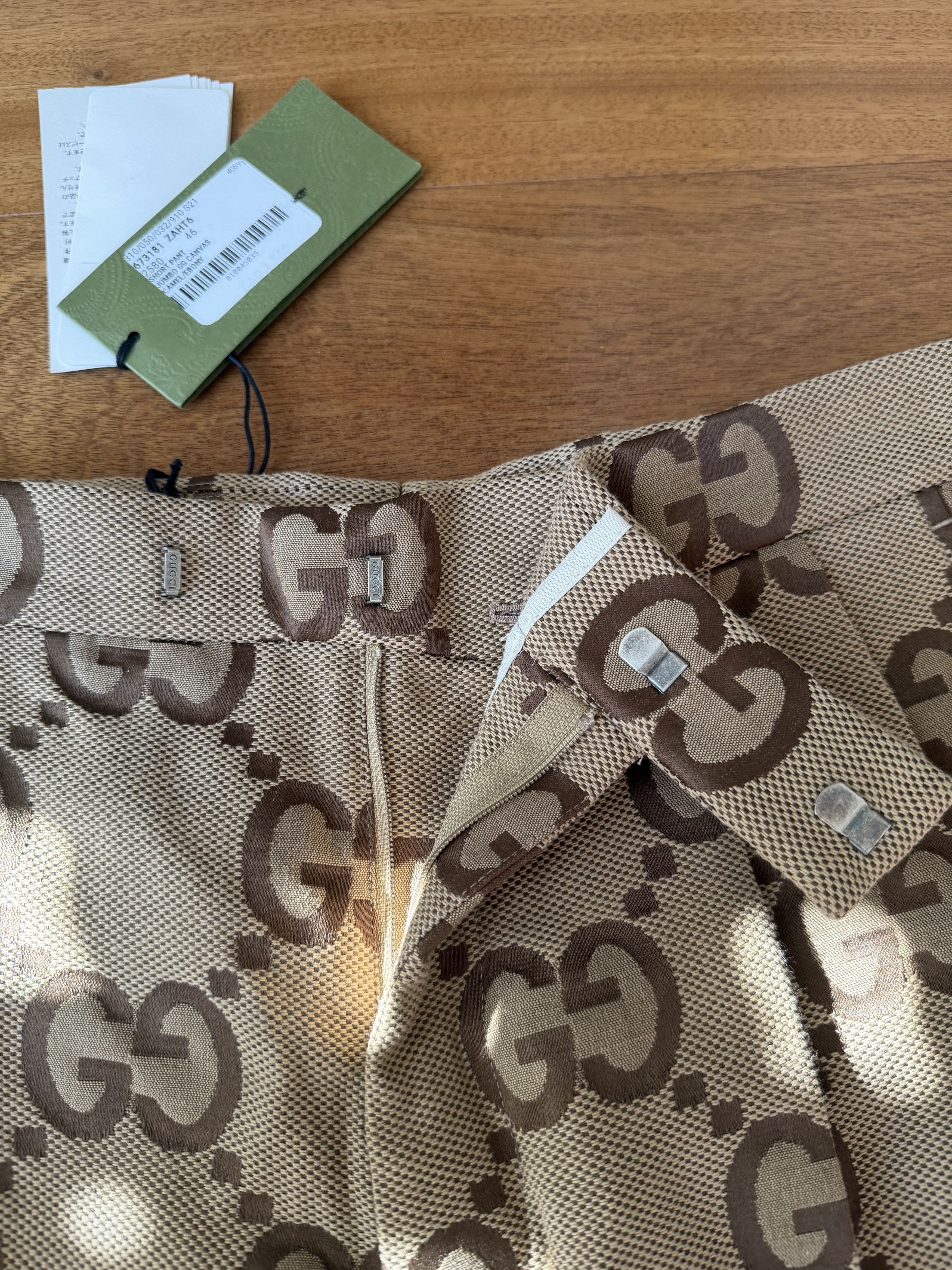 Gucci 🟤 Gucci Jumbo GG Canvas Shorts Size 46 Size US 30 / EU 46 - 9 Thumbnail