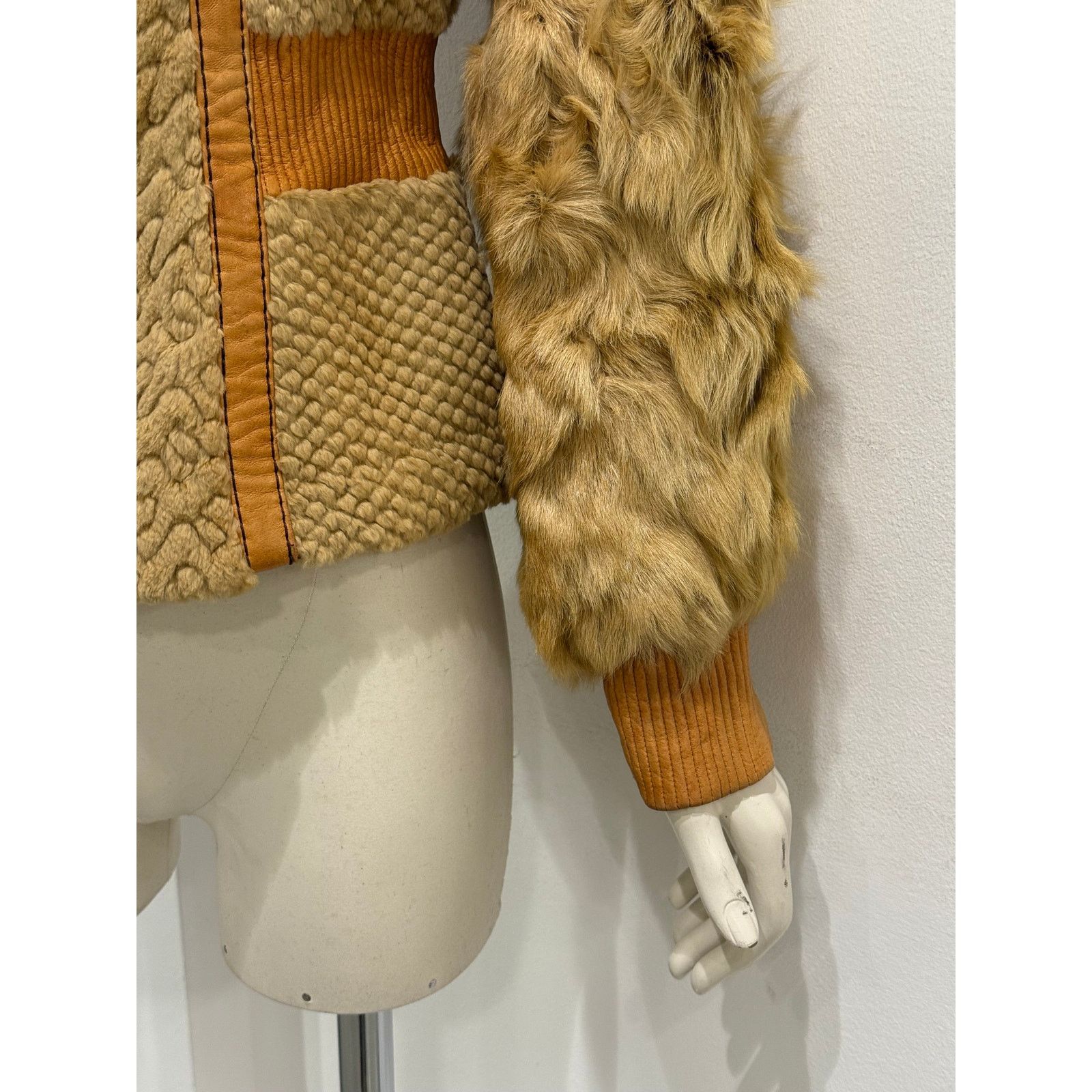 Roberto Cavalli F/W2008 Cavalli rabbit fur hybrid soldier jacket Size M / US 6-8 / IT 42-44 - 10 Thumbnail