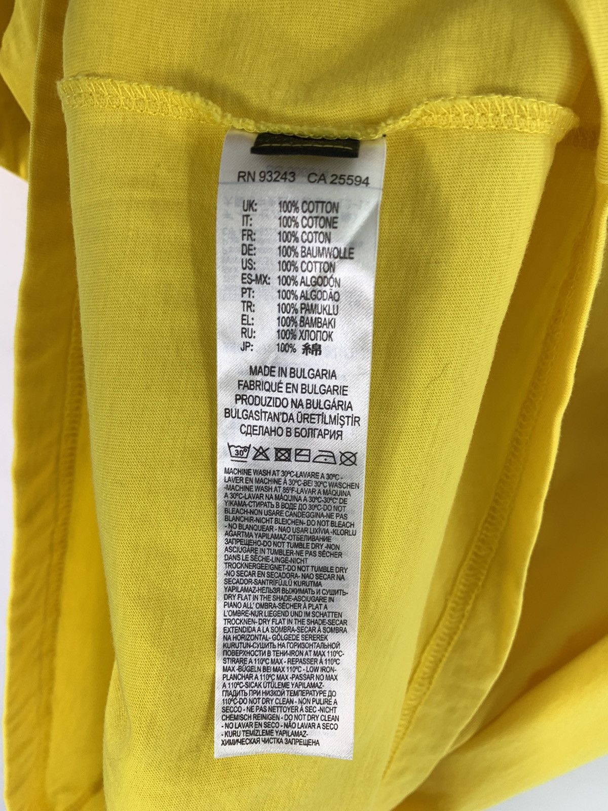 Diesel × Diesel Black Gold Diesel “Is Dead” Yellow T-Shirt M Size Size US M / EU 48-50 / 2 - 6 Thumbnail