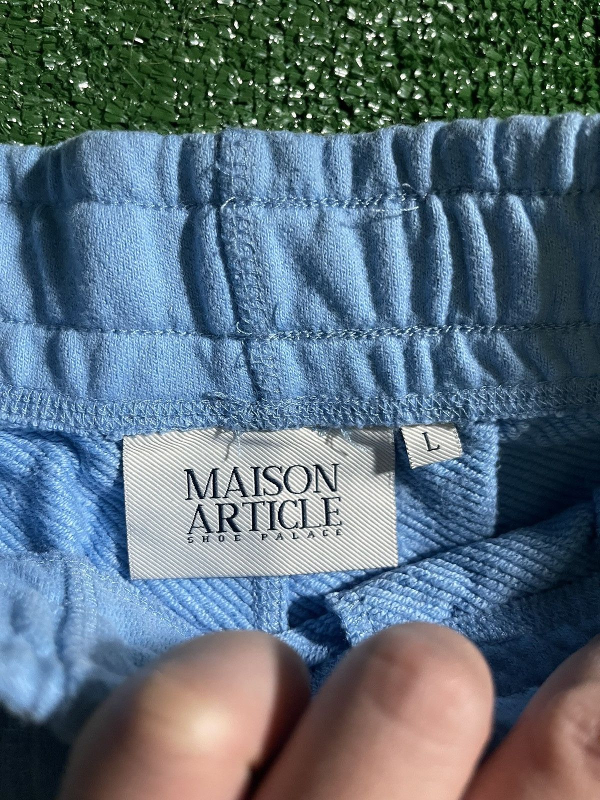 Other Maison Article Baby Blue Joggers Size US 34 / EU 50 - 2 Thumbnail