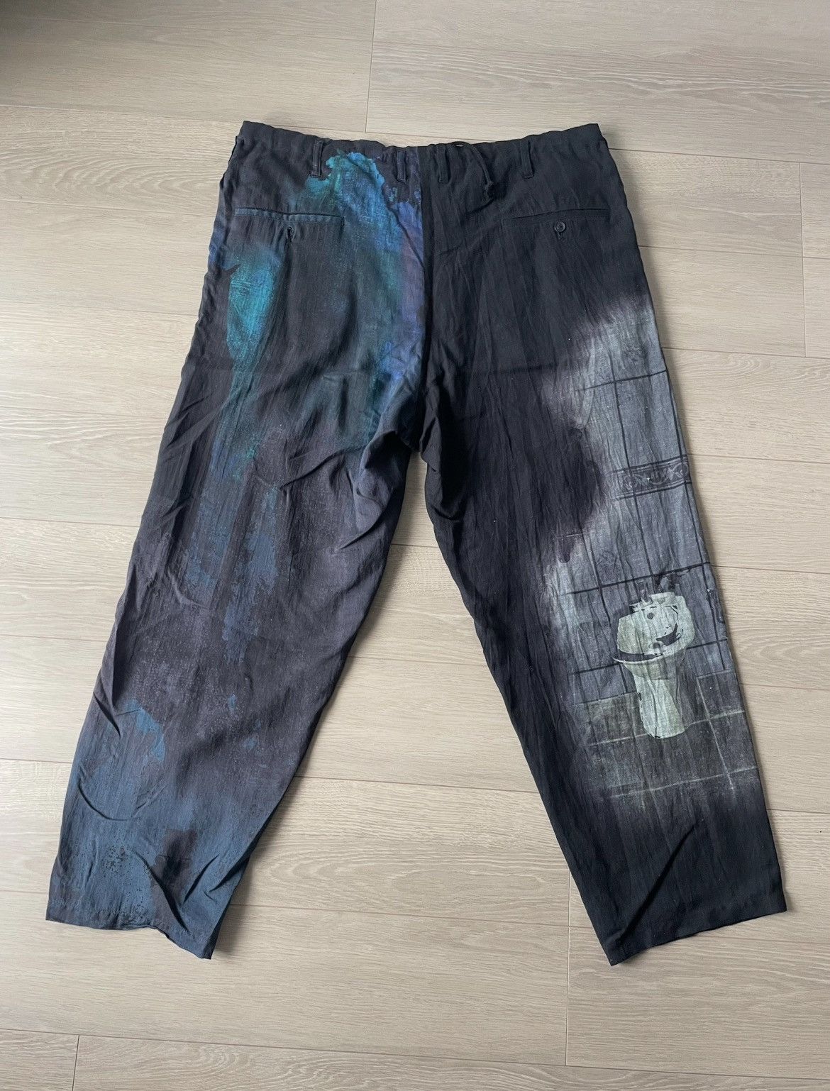 Yohji Yamamoto Pour Homme Half-split Pants Size US 32 / EU 48 - 2 Thumbnail