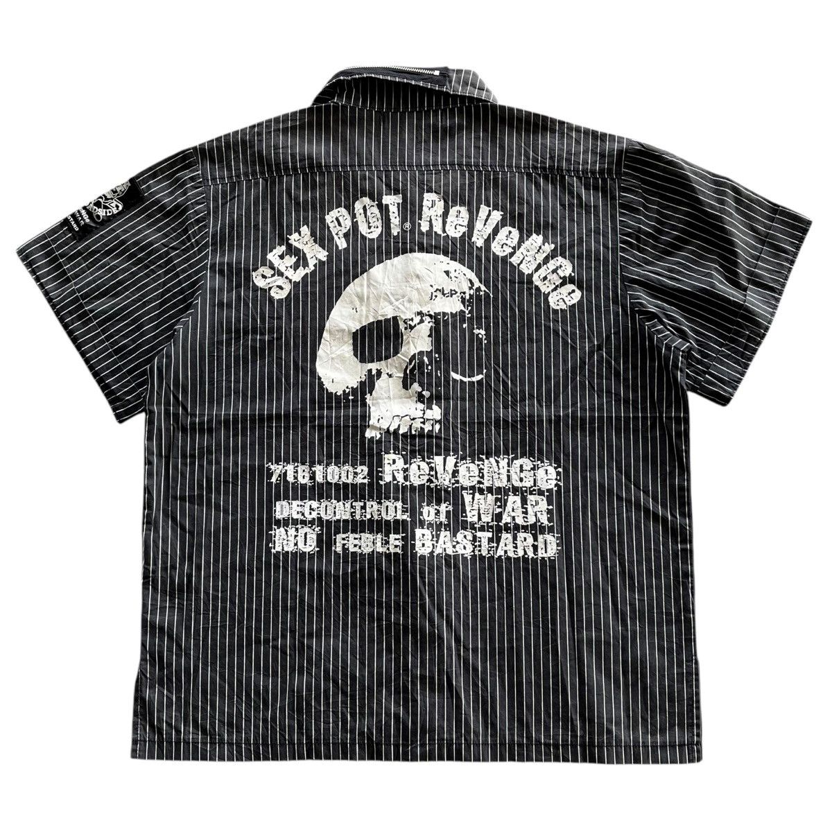 14th Addiction 2000s Sex Pot Revence Skulls Cross Ifsixwasnine Punk Shirt Size US M / EU 48-50 / 2 - 1 Thumbnail