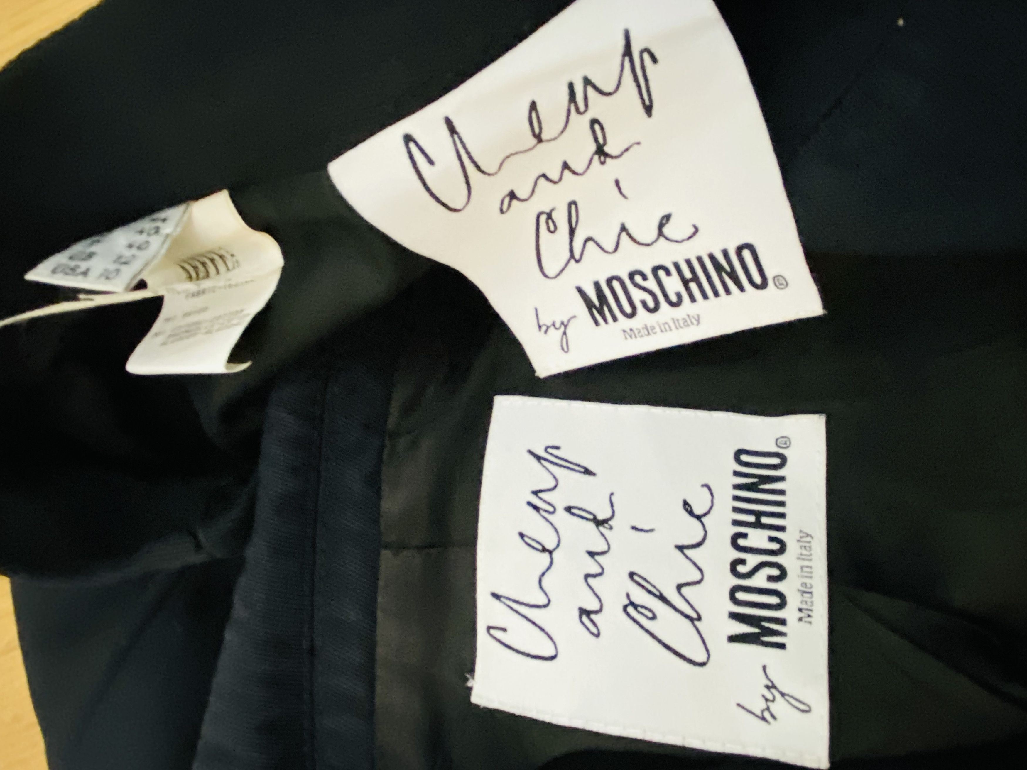 Moschino Moschino Cheap and Chic Irony Text Vintage Costume Suit Size L / US 10 / IT 46 - 10 Thumbnail