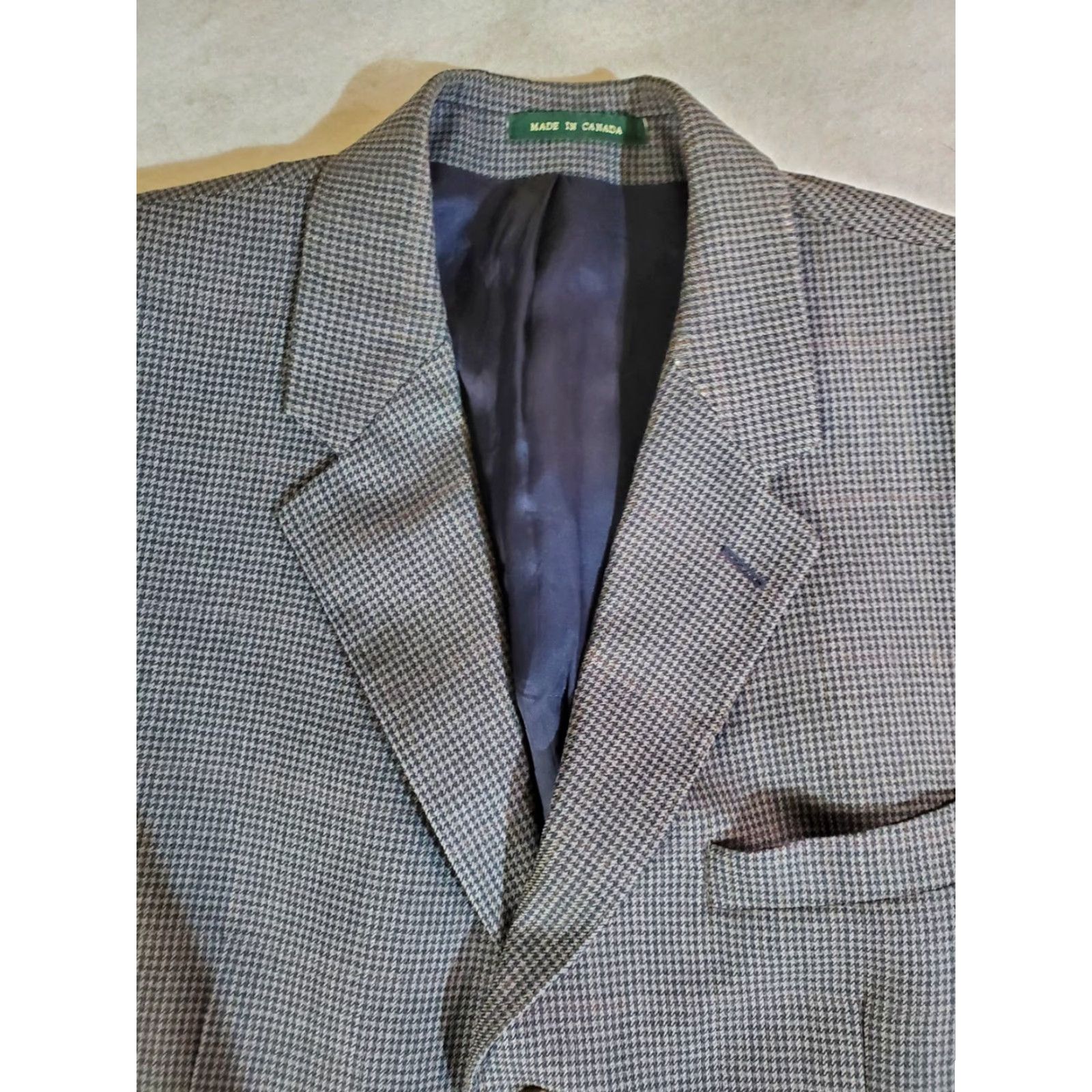 Ralph Lauren Lauren Ralph Lauren Signature Blazer Sport Coat Mens 42 Regular Gray Silk & Wool Blend Two-Button Notch Lapel Solid Size 42R - 3 Thumbnail