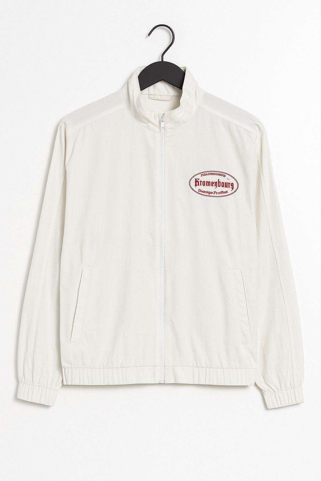 Vintage Kronenbourg Brasseries Alsace France White Zip Jacket Size US M / EU 48-50 / 2 - 1 Thumbnail