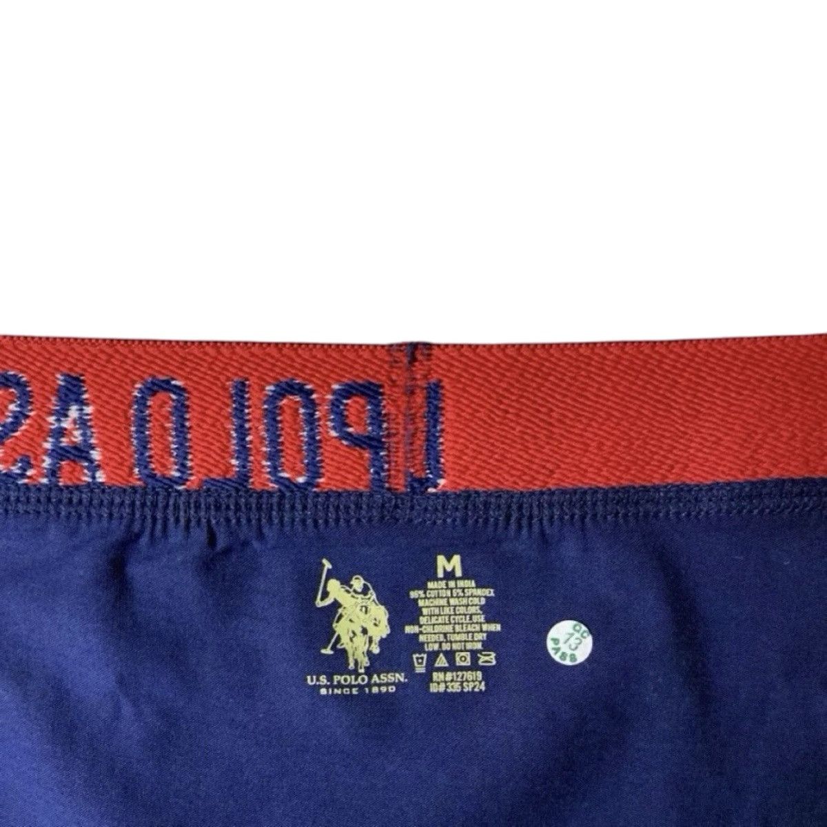 U.S. Polo Assn. US Polo Assn Men’s Blue / White Boxer Briefs Size Medium Size 34 - 3 Thumbnail
