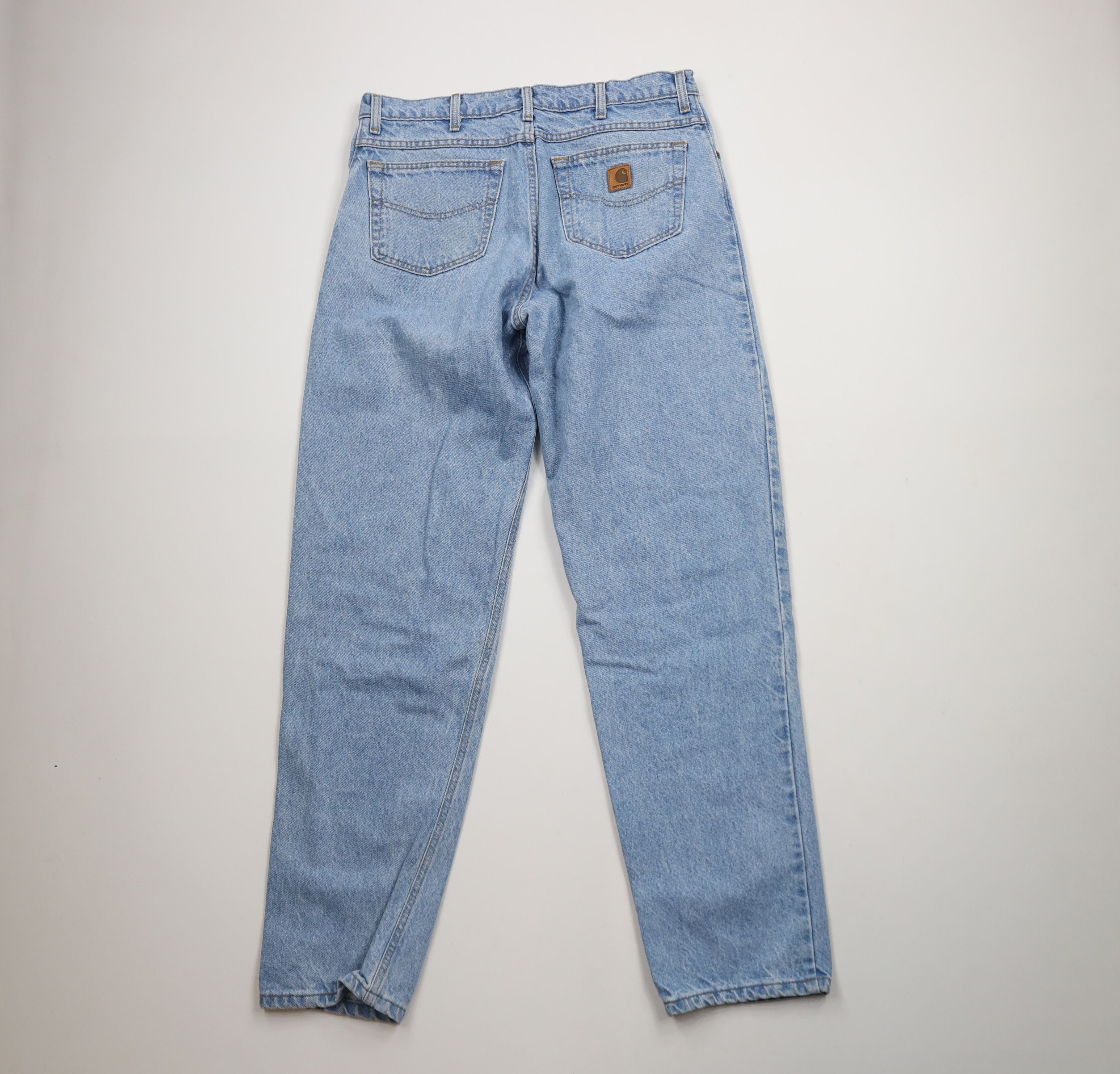 Carhartt × Vintage Vintage 90s Carhartt Spell Out Relaxed Fit Denim Jeans USA Size US 34 / EU 50 - 12 Thumbnail