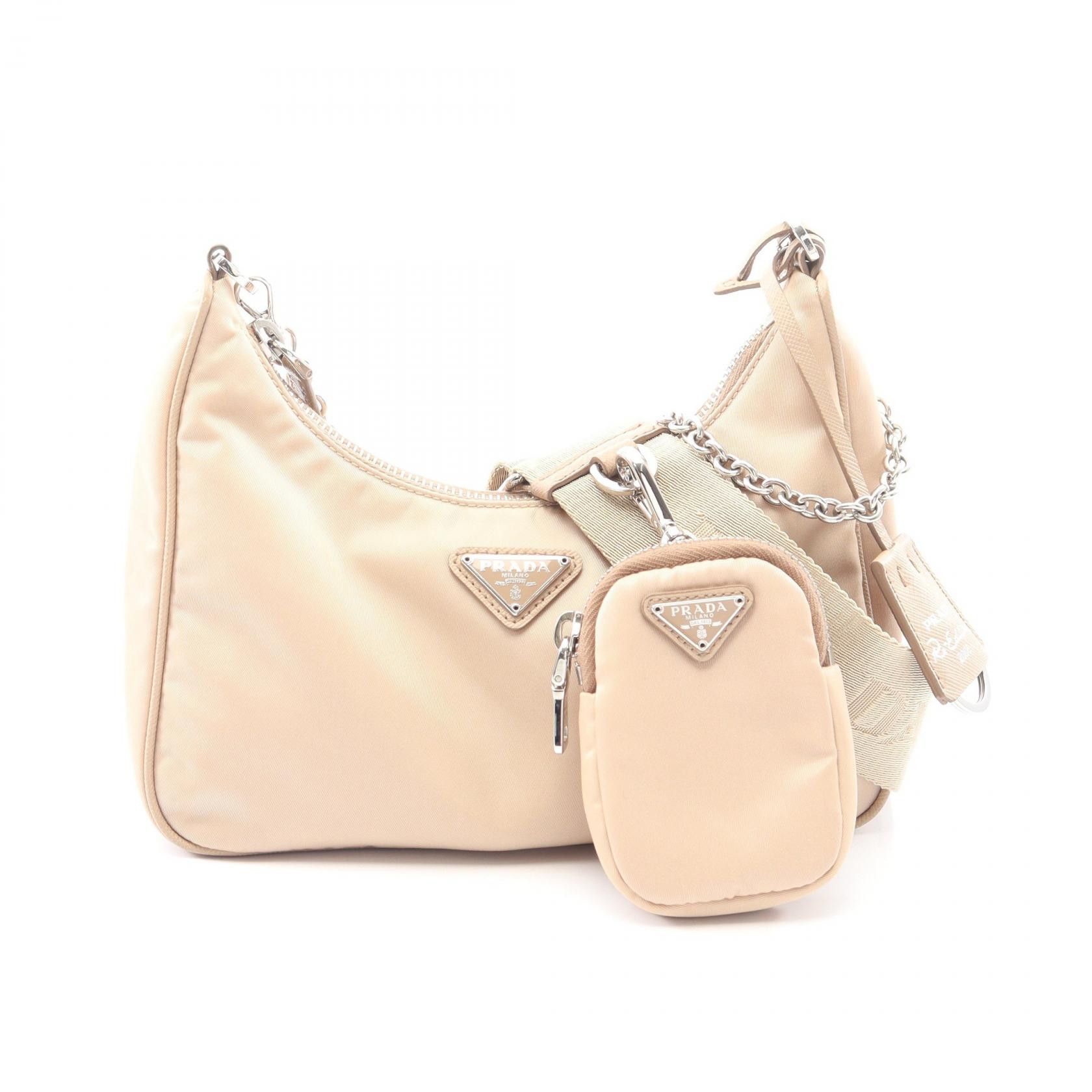 Prada Prada Prada Re-Edition 2005 Nylon Saffiano Leather 2way Shoulder Bag Textile Shoulder Bag 1BH204 DUTY FREE for USA Size ONE SIZE - 1 Thumbnail
