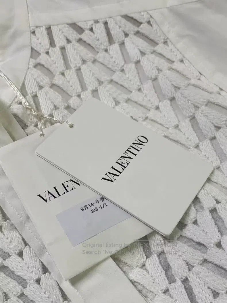 Valentino Valentino Solid color logo cut-out dress Size S / US 4 / IT 40 - 6 Thumbnail