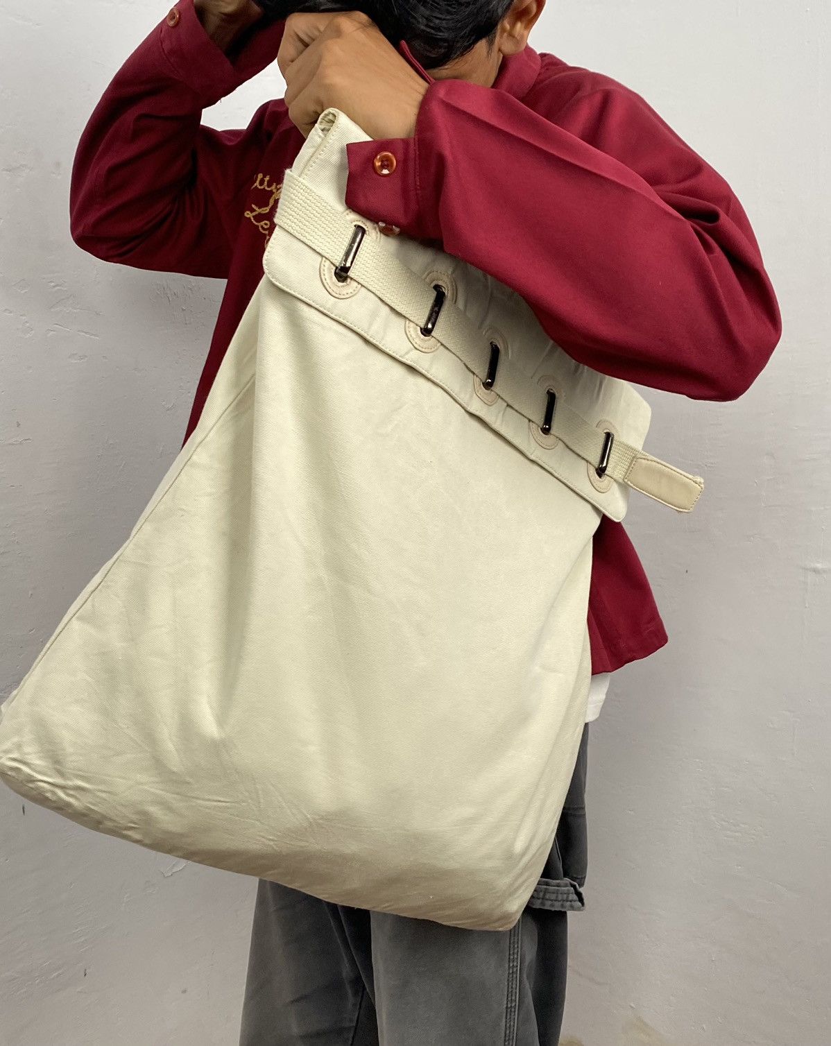 Helmut Lang Helmut Lang OG Horse Hair Suede Bag | Grailed