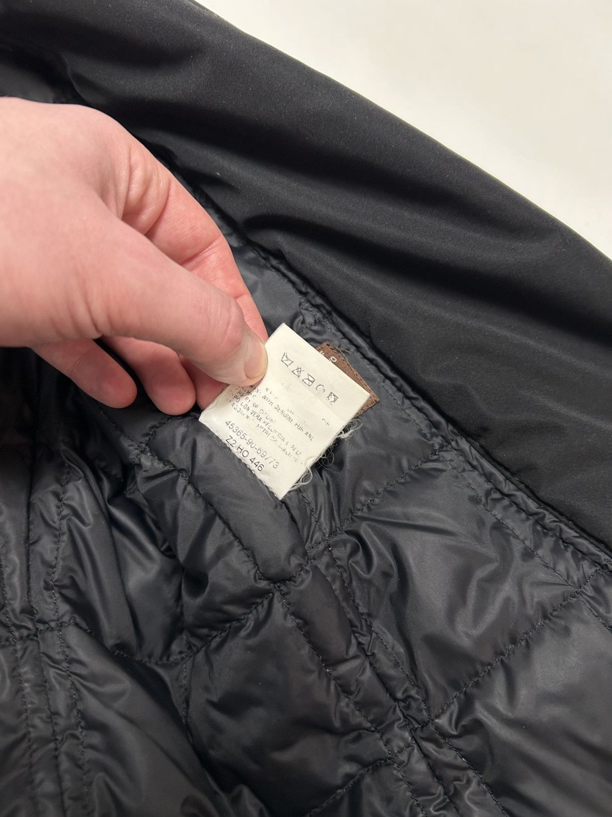 Moncler 2006 Leather Detailed Biker Jacket Size US M / EU 48-50 / 2 - 7 Thumbnail