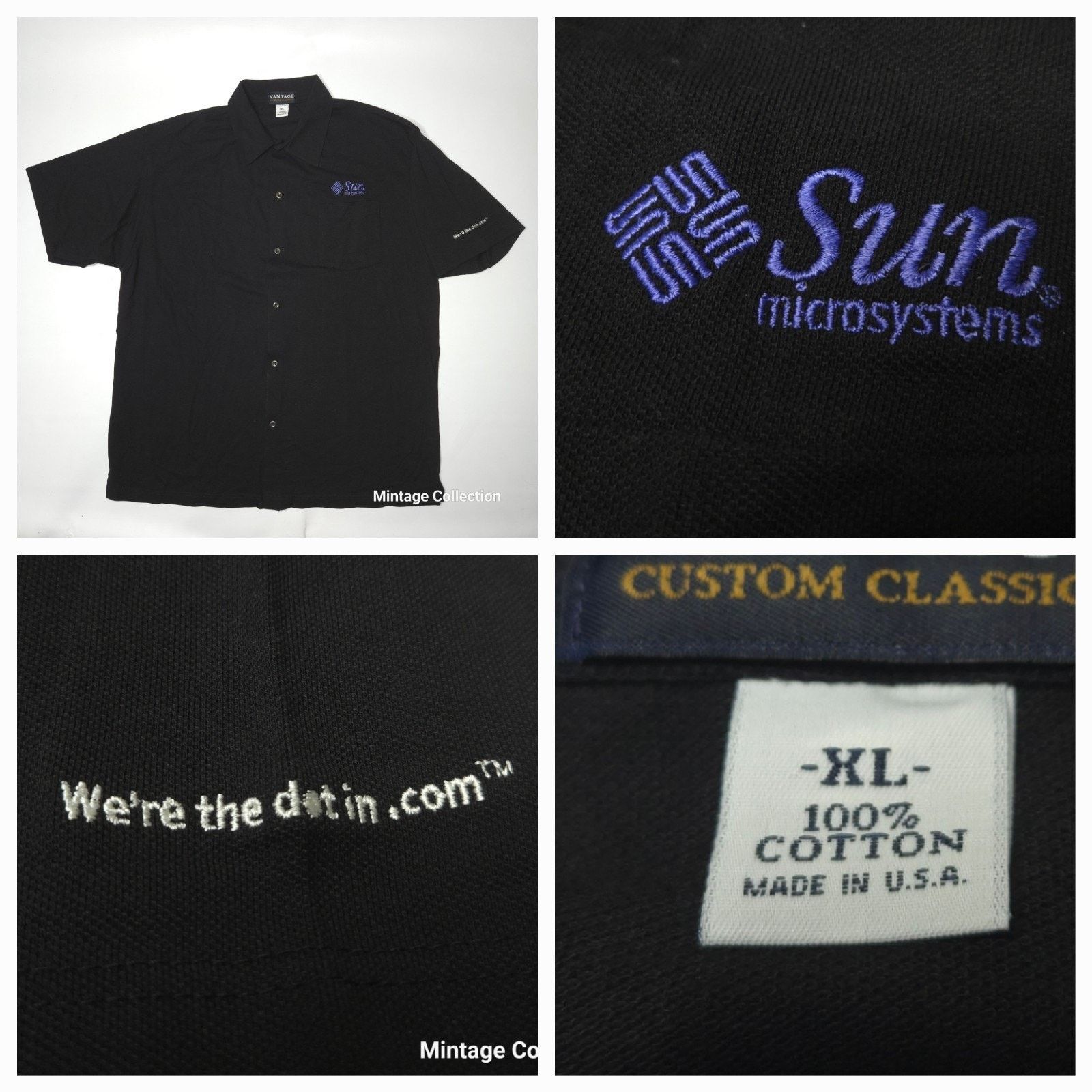 Other VINTAGE SUN MICROSYSTEMS WE'RE THE DOT IN .COM BUTTON SHIRT Size US XL / EU 56 / 4 - 1 Thumbnail