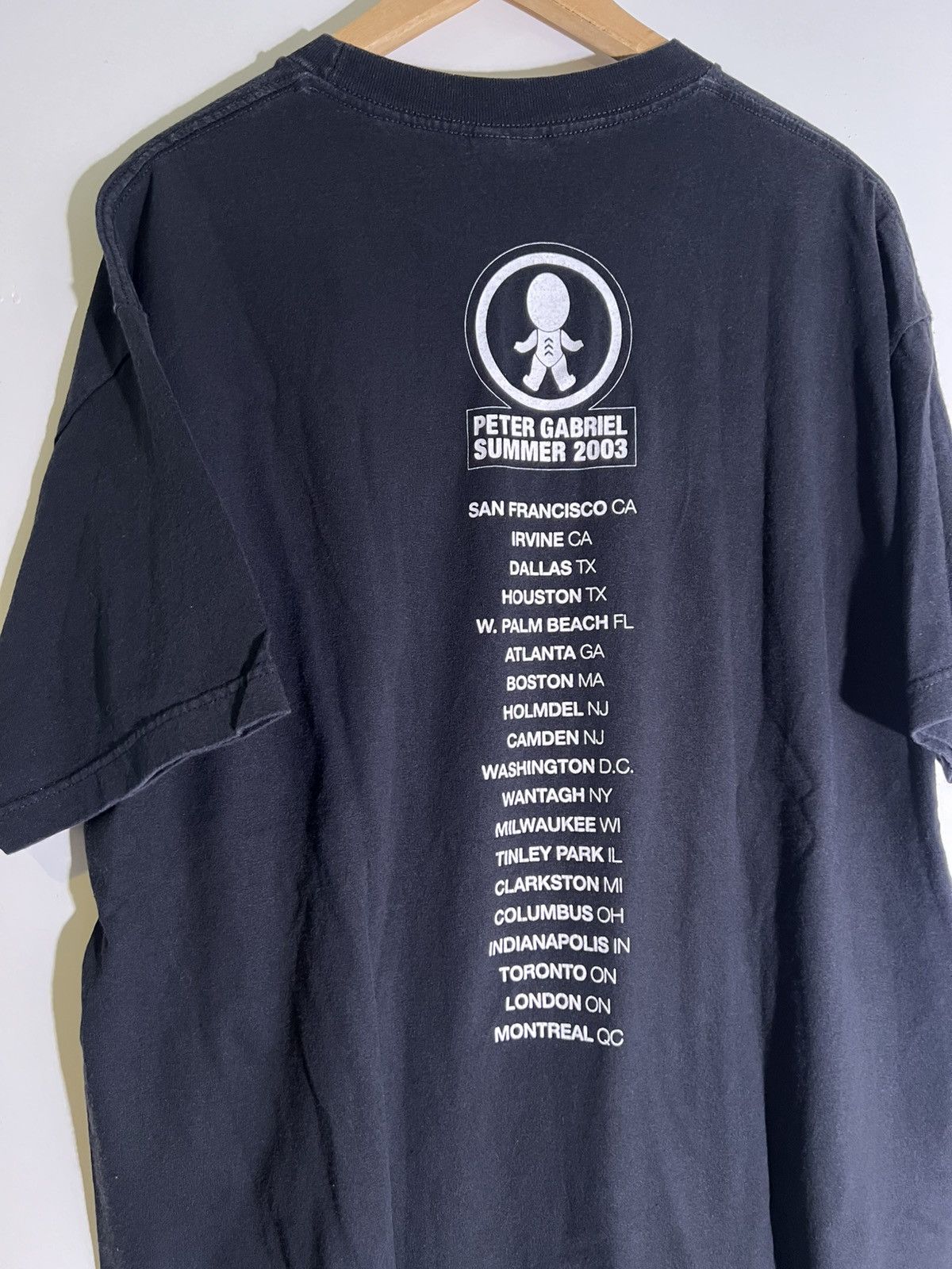 Band Tees Y2K 2000’s VTG Vintage Peter Gabriel Rock Band Artist Shirt Size US XL / EU 56 / 4 - 6 Thumbnail