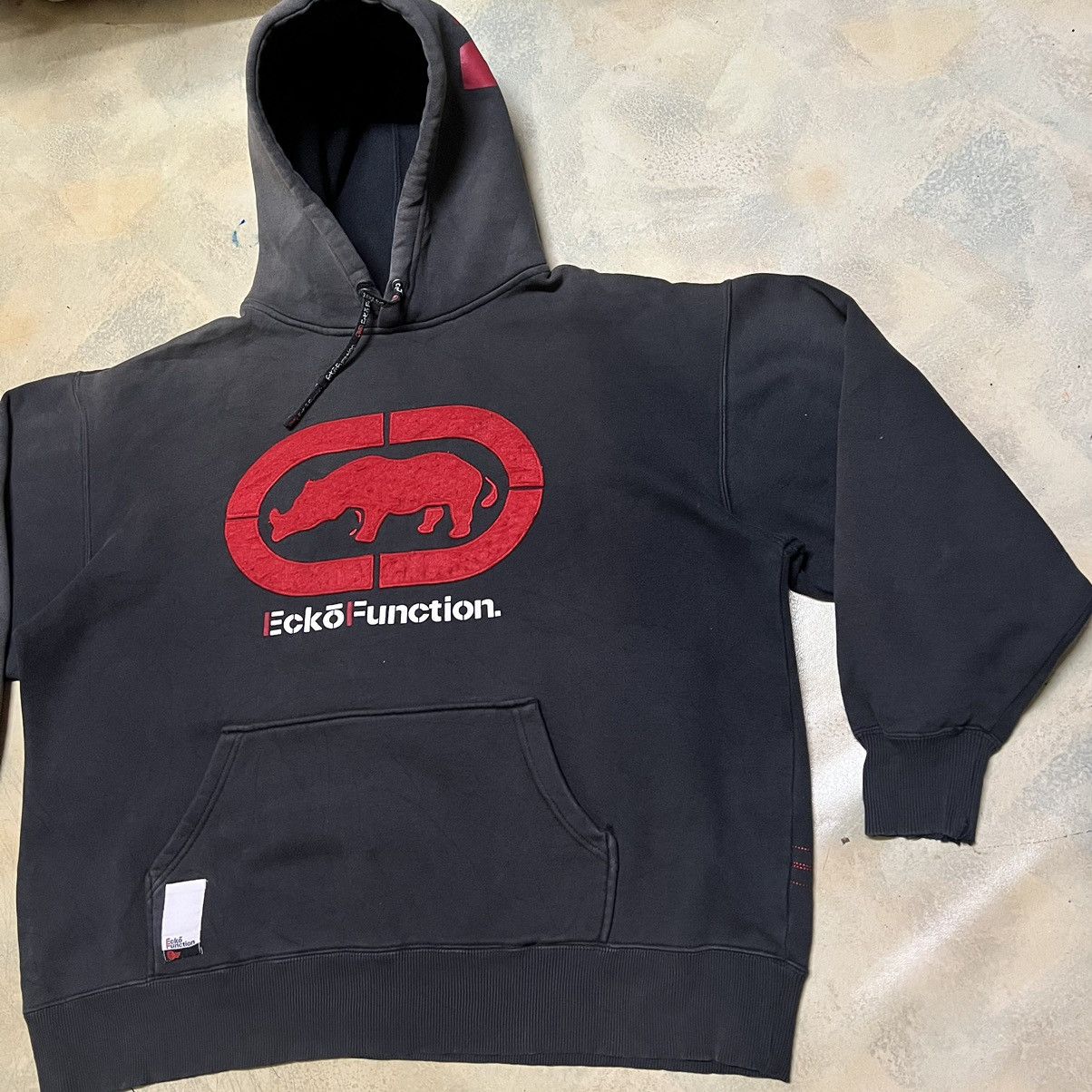 Ecko Unltd. Ecko Function Big Logo Hoodie Sun Faded Size US M / EU 48-50 / 2 - 3 Thumbnail