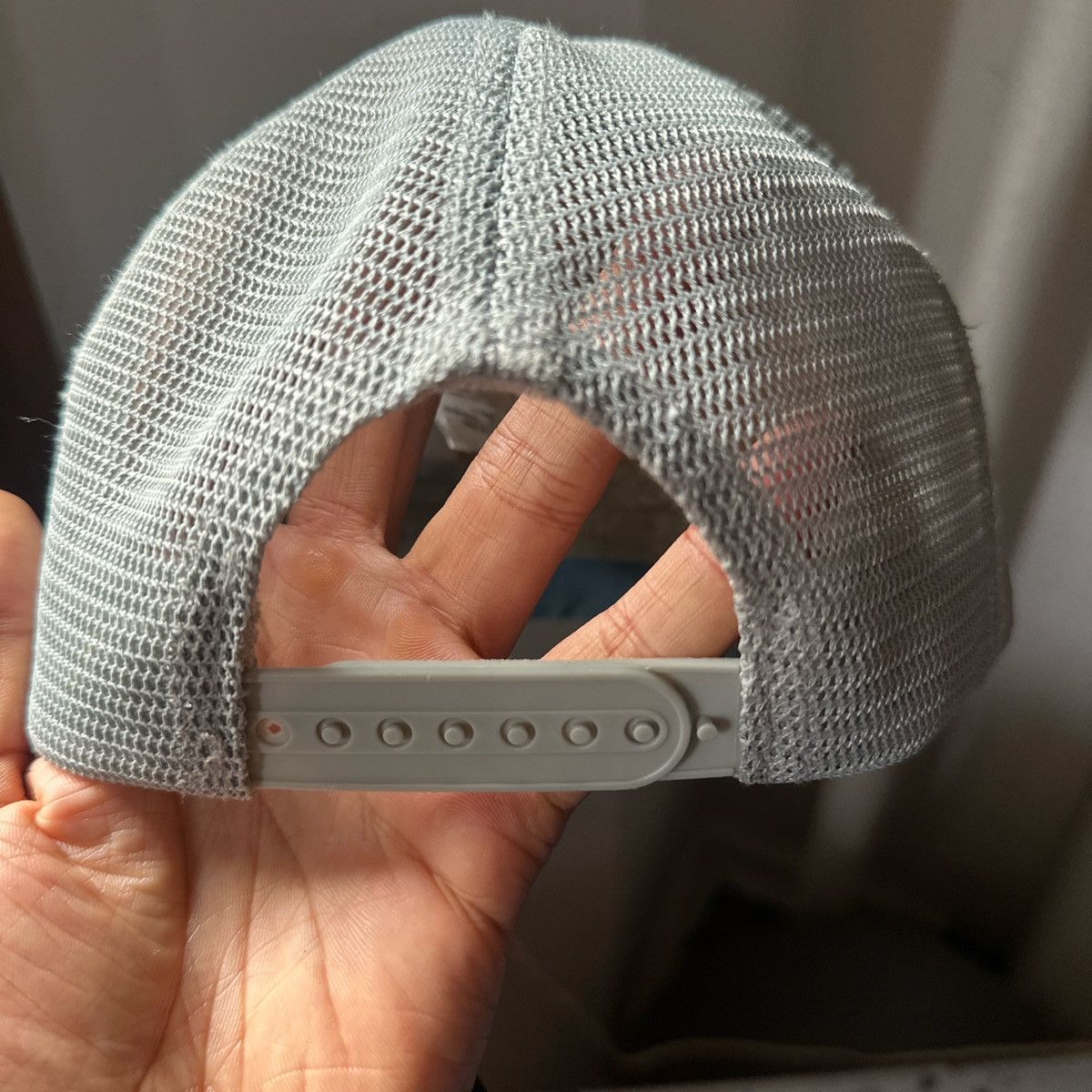 Kapital KAPITAL Kountry Blue/Gray Denim Patchwork Trucker Hat Size ONE SIZE - 7 Thumbnail