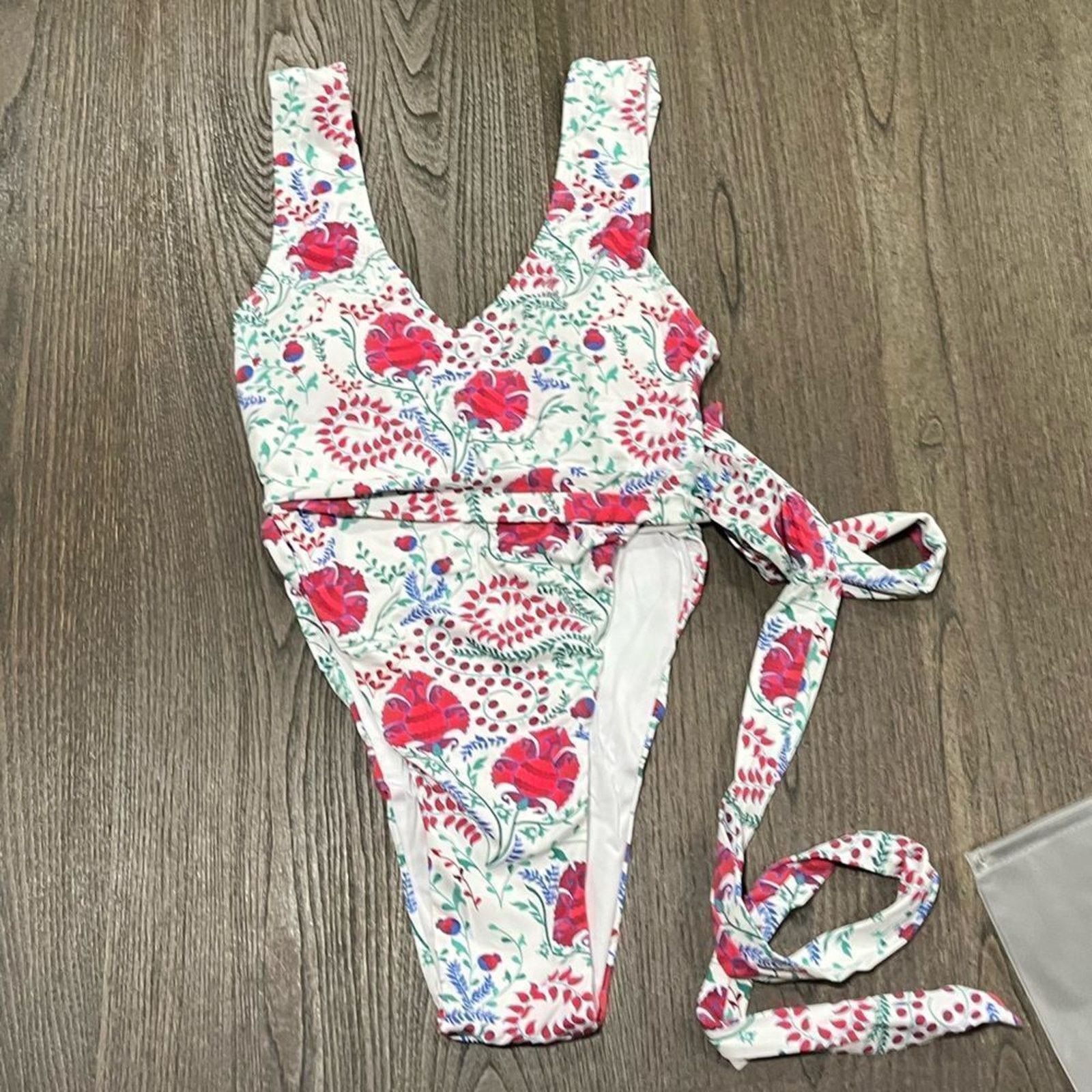 Vintage NWT Toluca Artemis Midi Wrap One Piece Swimsuit Size XS Size ONE SIZE - 1 Thumbnail