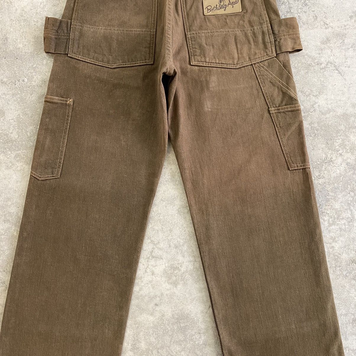 Bape × Vintage Double Knee Denim Size US 31 - 14 Thumbnail