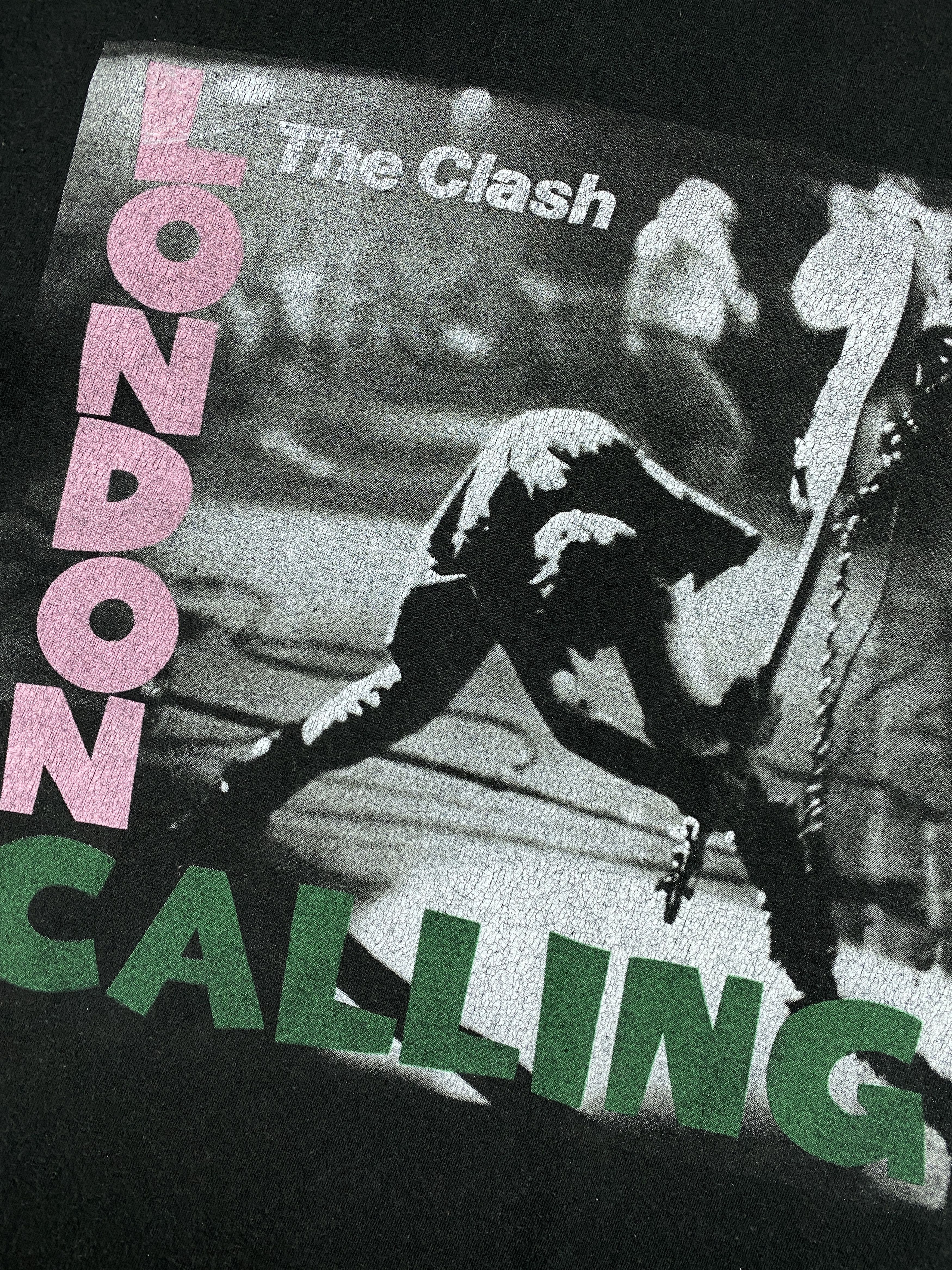 Band Tees × Vintage The Clash London Calling Vintage Mens Rock Band T-Shirt Size US XL / EU 56 / 4 - 3 Thumbnail