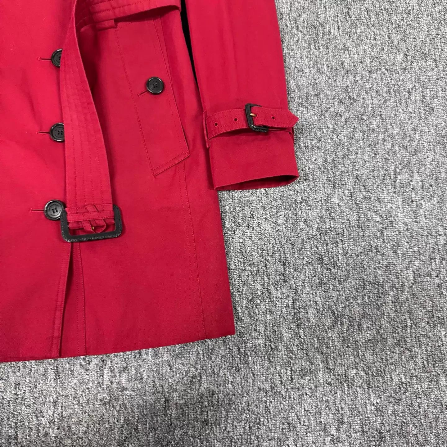 Burberry Burberry Red Sandringham DB Belted Trench UK8 99N Size S / US 4 / IT 40 - 3 Thumbnail
