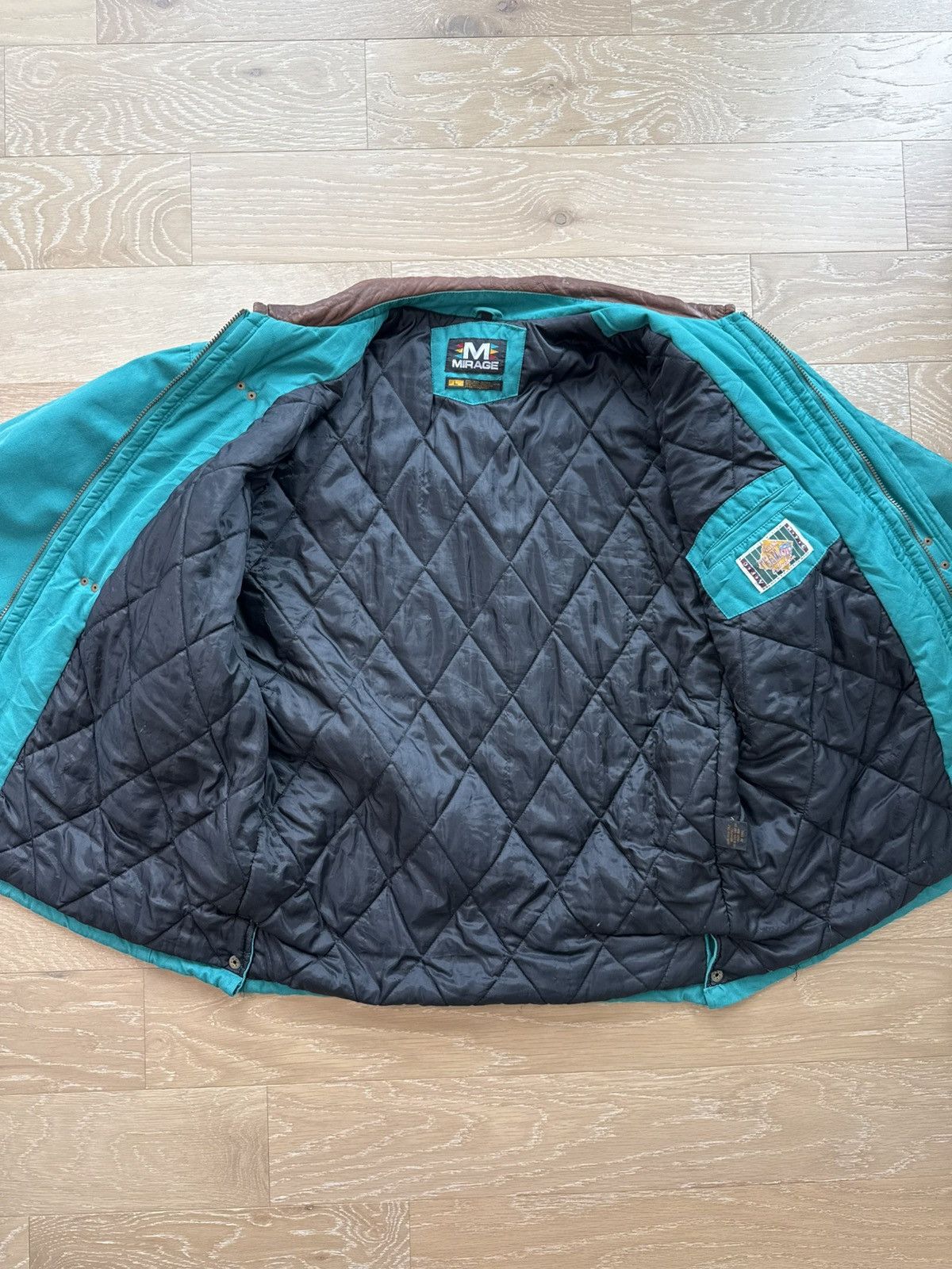 Mirage RARE GRAIL Vintage Miami Dolphins 80s Jacket Size US L / EU 52-54 / 3 - 11 Thumbnail