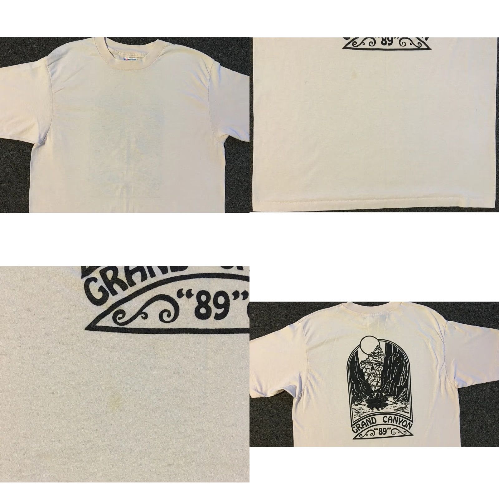 Vintage VINTAGE Grand Canyon T-Shirt L USA Pink 80s 90s Art Grunge Sun Surf Trucker Motorbike Desert Southwestern USA Theme Men Shirt Size US L / EU 52-54 / 3 - 8 Thumbnail