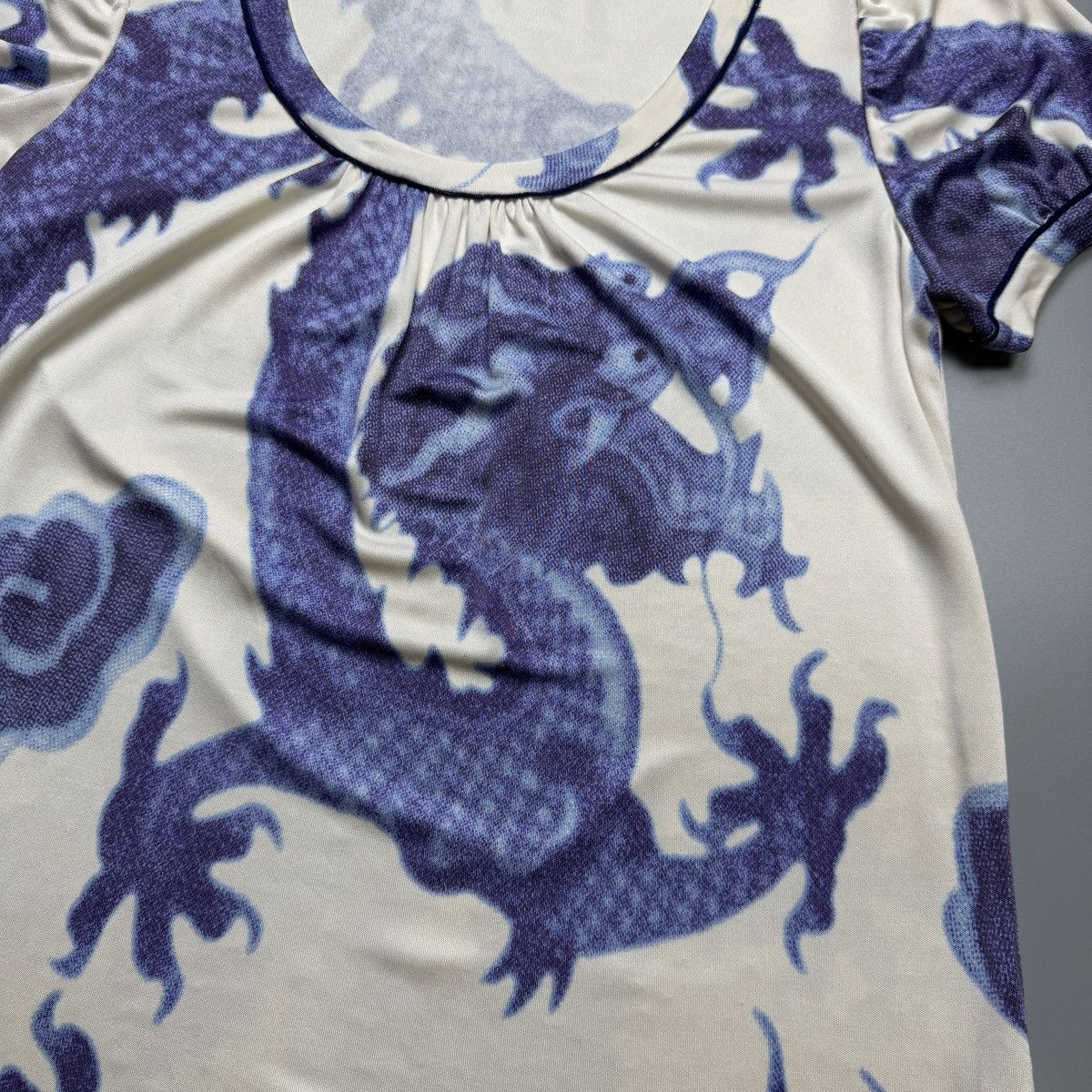 Vivienne Tam Vivienne Tam - Dragon Silk Blouse Size S / US 4 / IT 40 - 6 Thumbnail