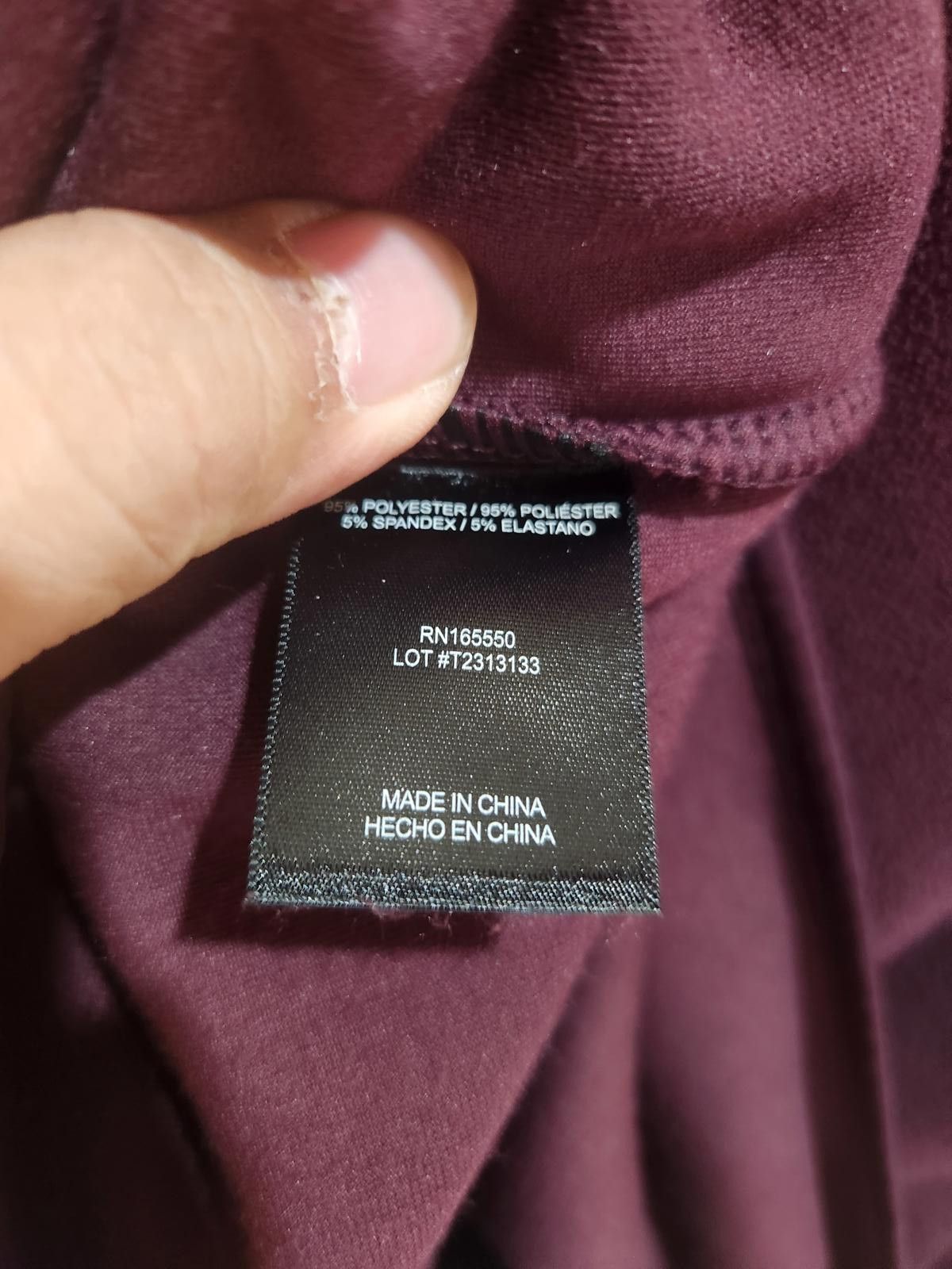 Other 32 Degrees Small Snap Arctic Fleece Pullover Burgandy Size S / US 4 / IT 40 - 8 Thumbnail