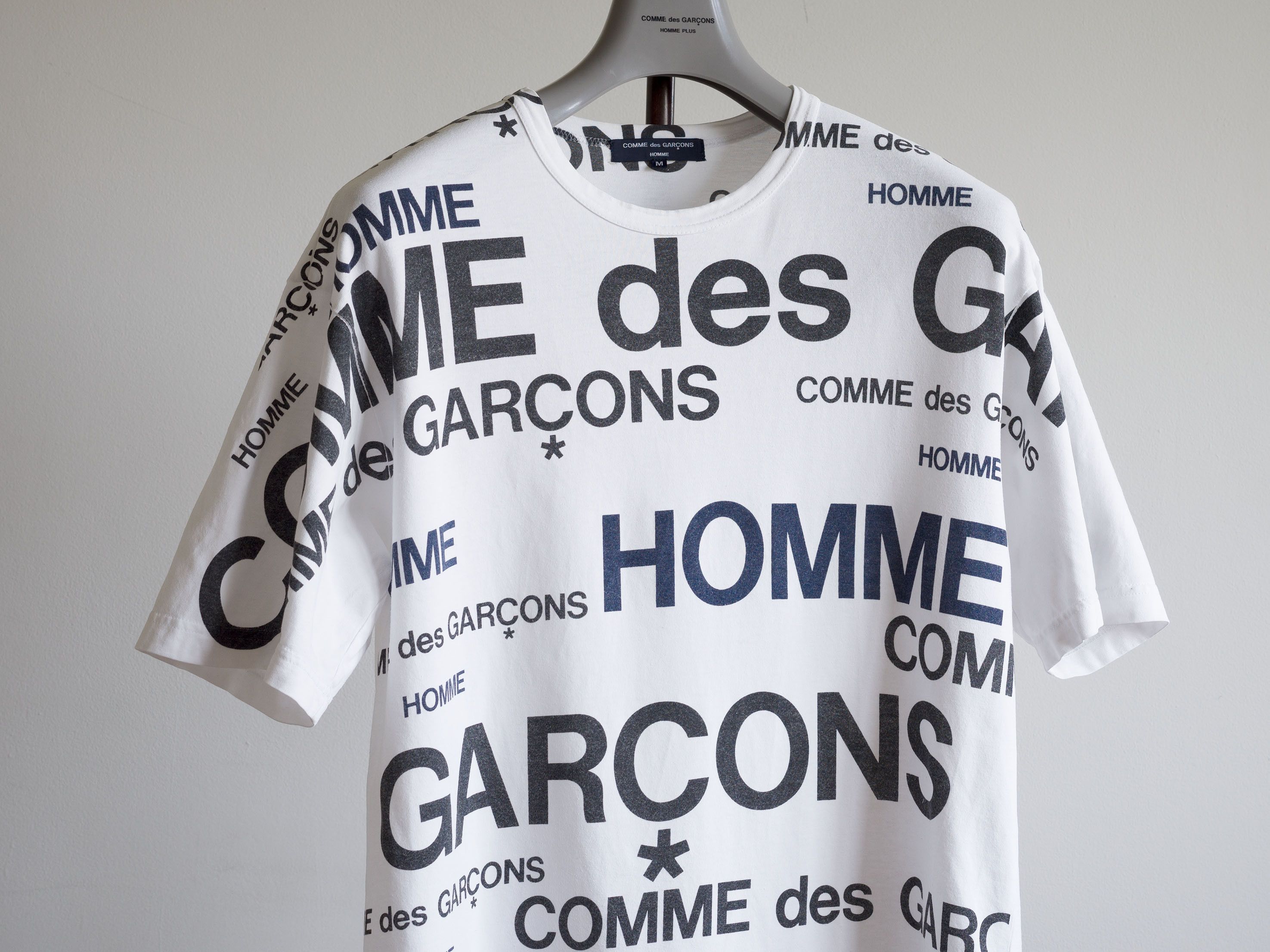 SS2007 COMME des GARÇONS HOMME LOGO PRINT T-SHIRT