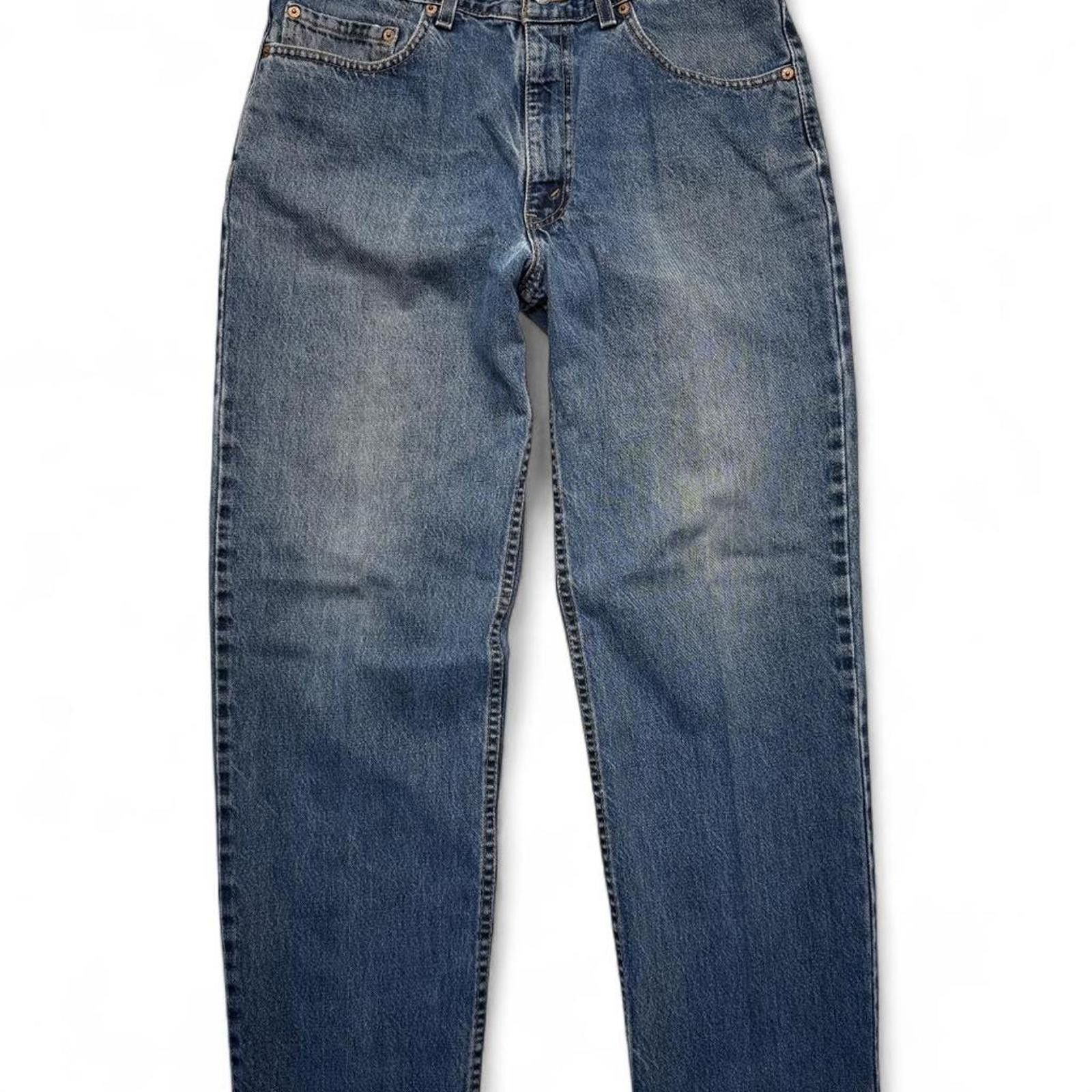 Levi's Vintage 550 Levi’s made in the USA faded blue denim jeans Size US 34 / EU 50 - 2 Thumbnail