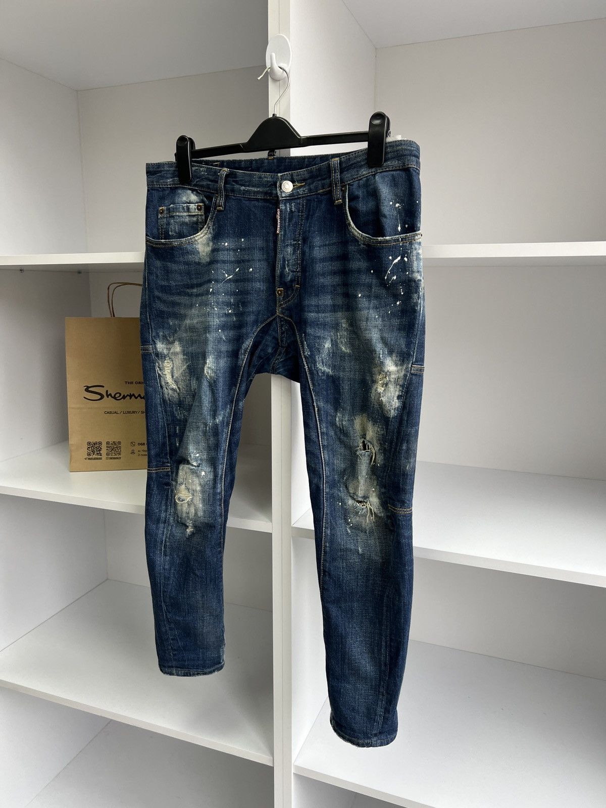 Dsquared2 × Vintage Vintage Dsquared2 Luxury Denim Jeans Size US 34 / EU 50 - 6 Thumbnail