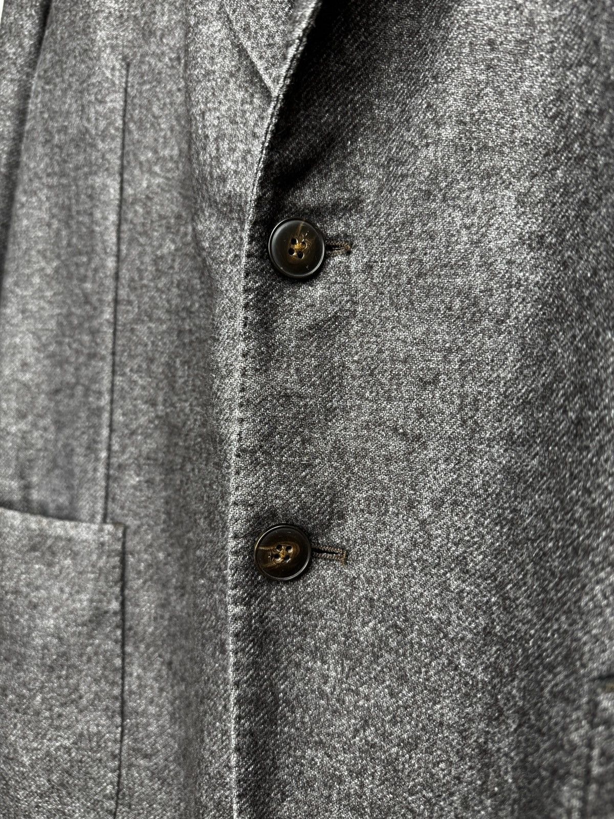 L.B.M. 1911 L.B.M 1911 Limited Edition grey wool blend unlined blazer 54 Size 44R - 7 Thumbnail