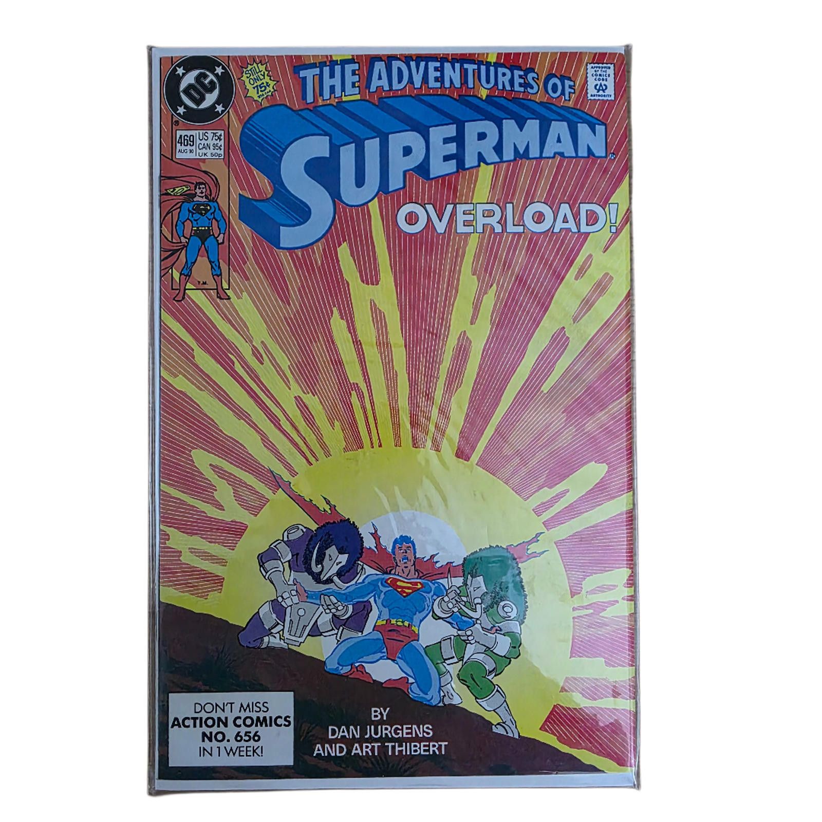 DC Comics Adventures of Superman #469 1990 DC Vol 1 Comic (C) Size ONE SIZE - 5 Thumbnail