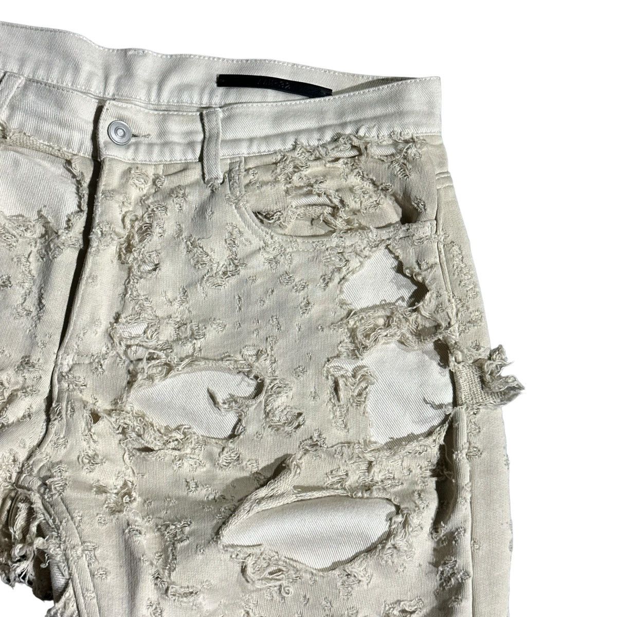1017 ALYX 9SM × Alyx Mummy distressed layered denim Size US 34 / EU 50 - 3 Thumbnail
